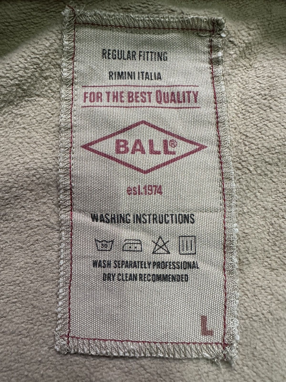 Japanese Brand AW05 BALL Japan cotton zipper jacket Size US L / EU 52-54 / 3 - 11 Thumbnail