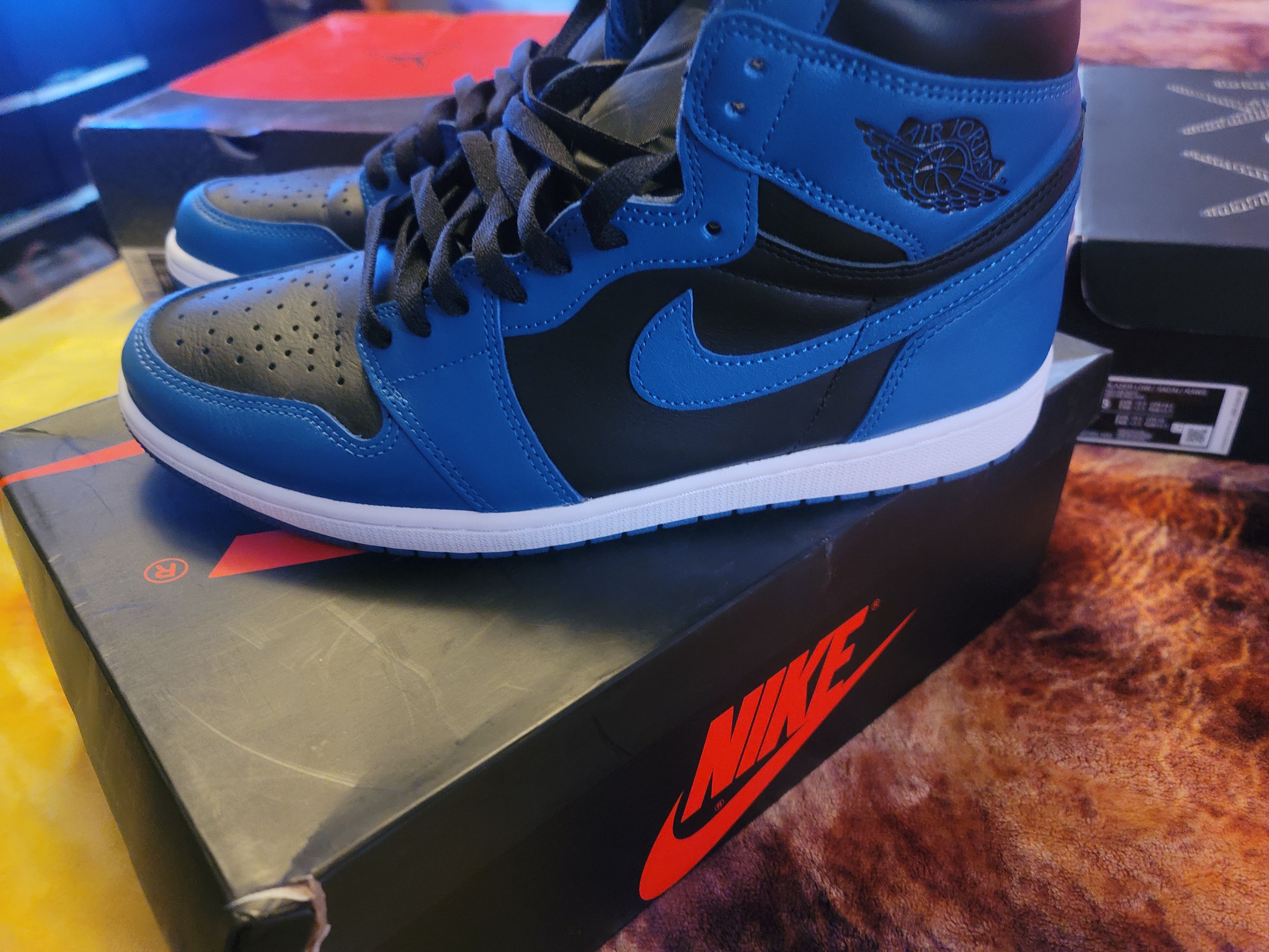 Nike Air jordan 1 retro og marina blue Size US 11.5 / EU 44-45 - 3 Thumbnail