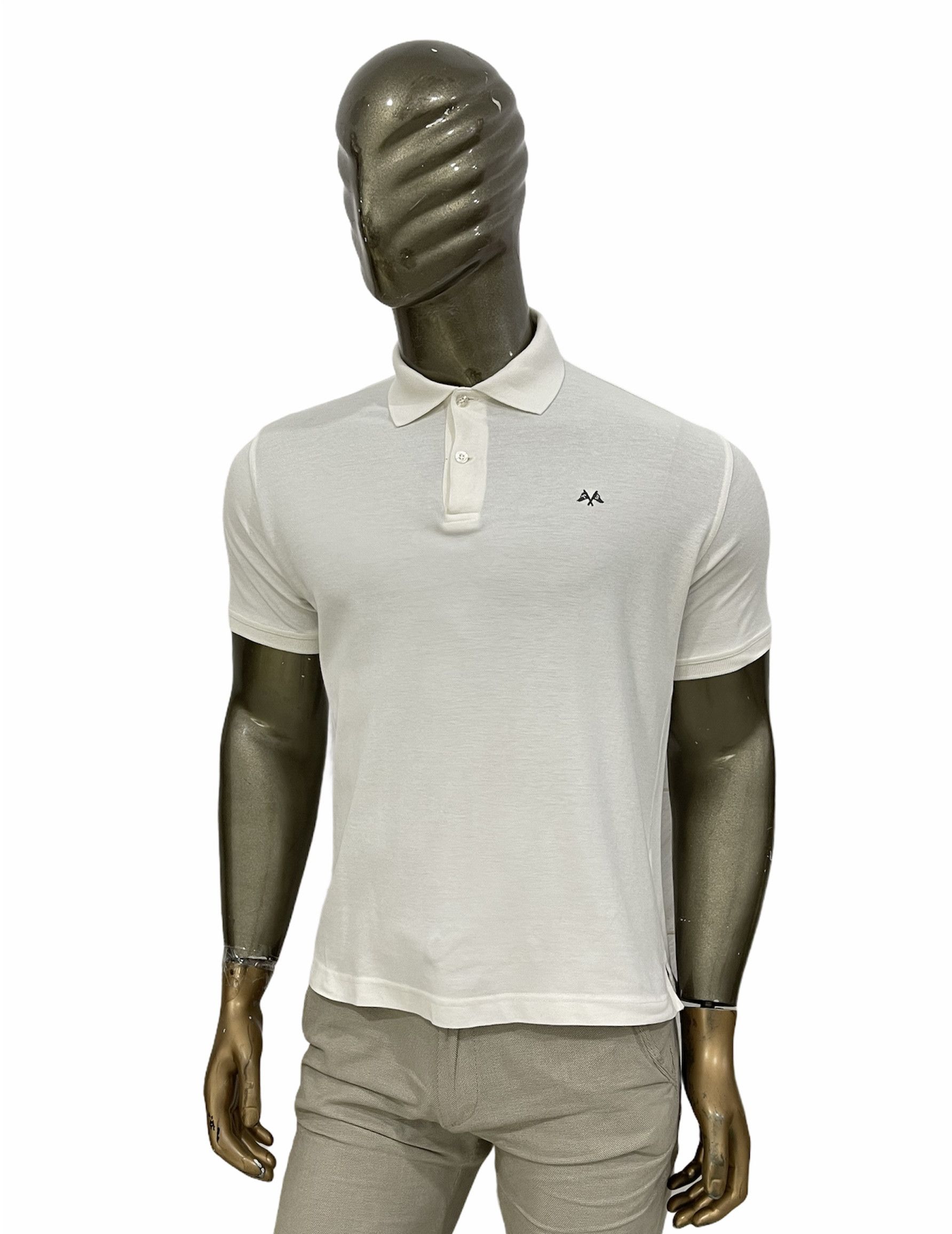 Burberry 🔥 vintage TB Burberry polo tshirt size M white Size US M / EU 48-50 / 2 - 2 Thumbnail