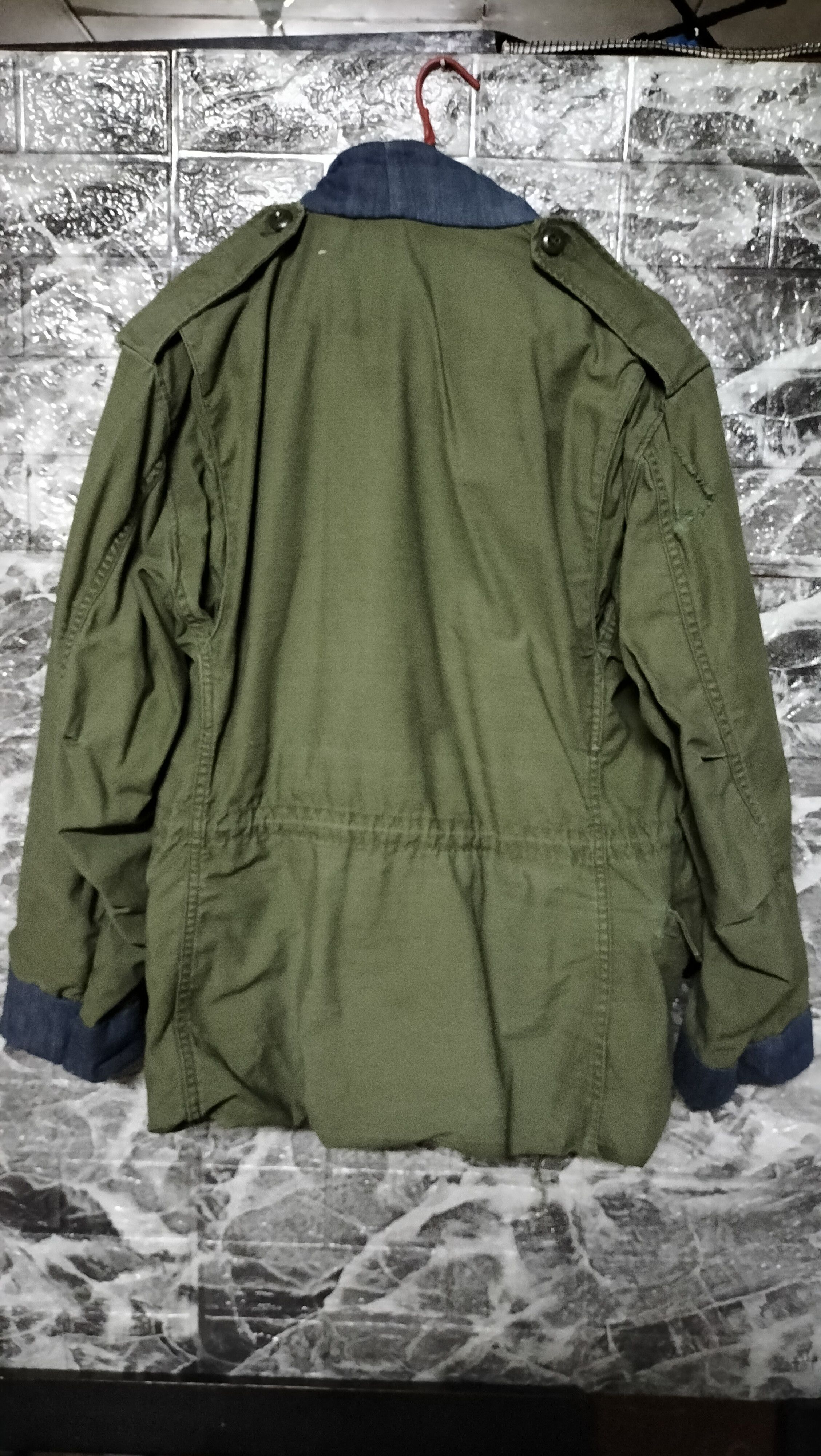 Vintage Vintage M65 Field Jacket fixed Denim WW2 60s Distressed Size US M / EU 48-50 / 2 - 12 Thumbnail