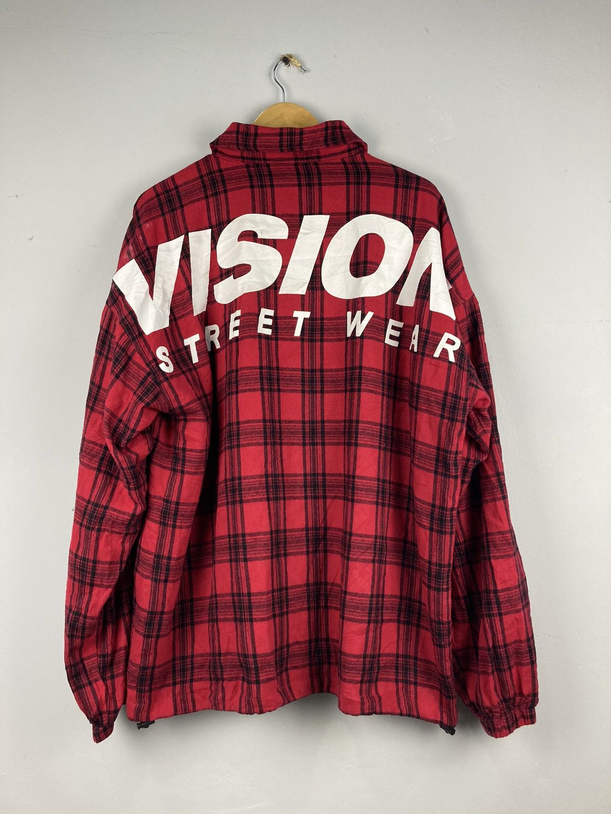 Vintage Vision Streetwear Coach Checkered Jacket Size US L / EU 52-54 / 3 - 6 Thumbnail