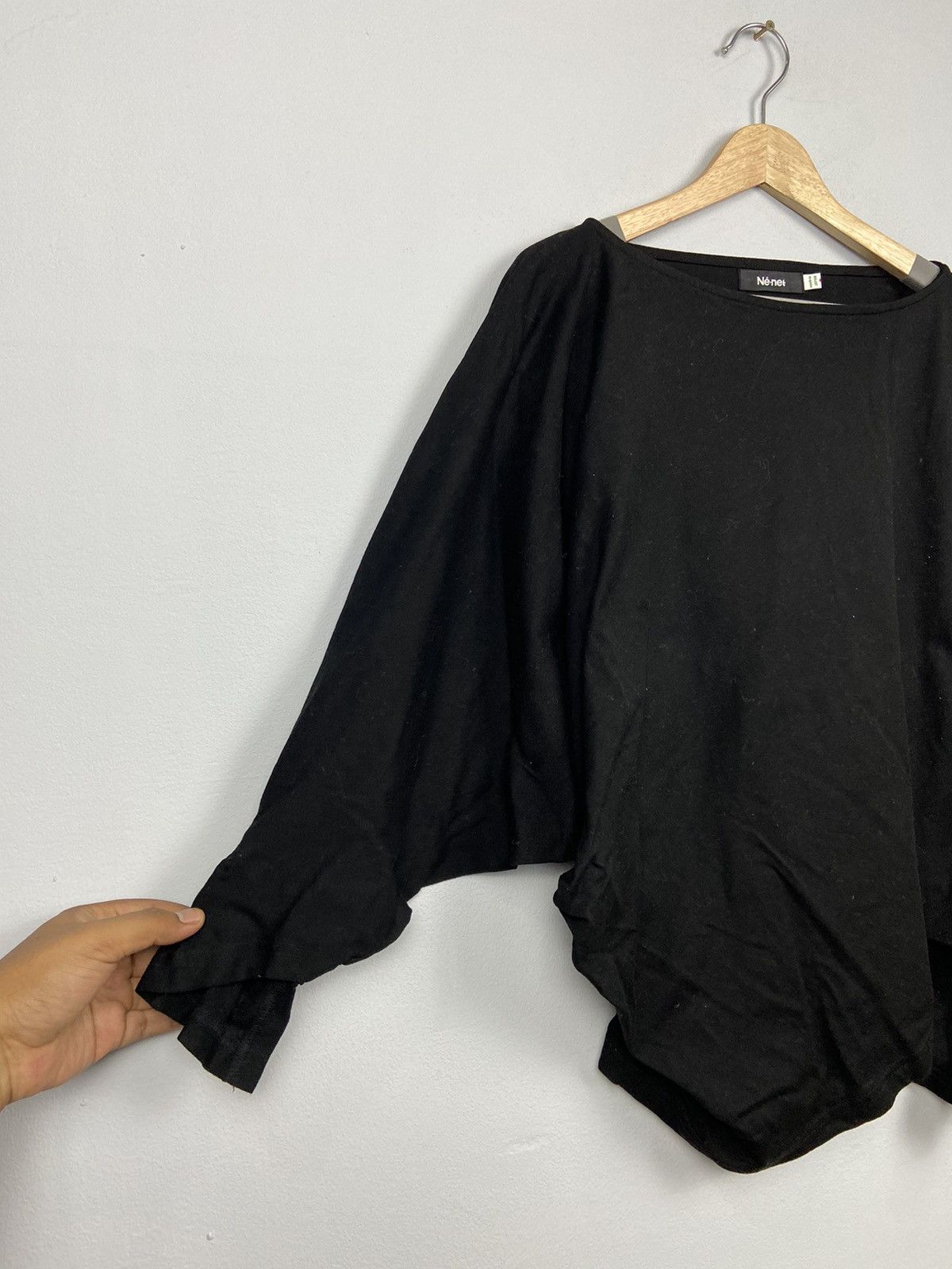 Issey Miyake × Japanese Brand × Ne-Net Collection 💥 Ne-Net Japanese Brand Split Bat Wing Shirt Size XS / US 0-2 / IT 36-38 - 2 Thumbnail