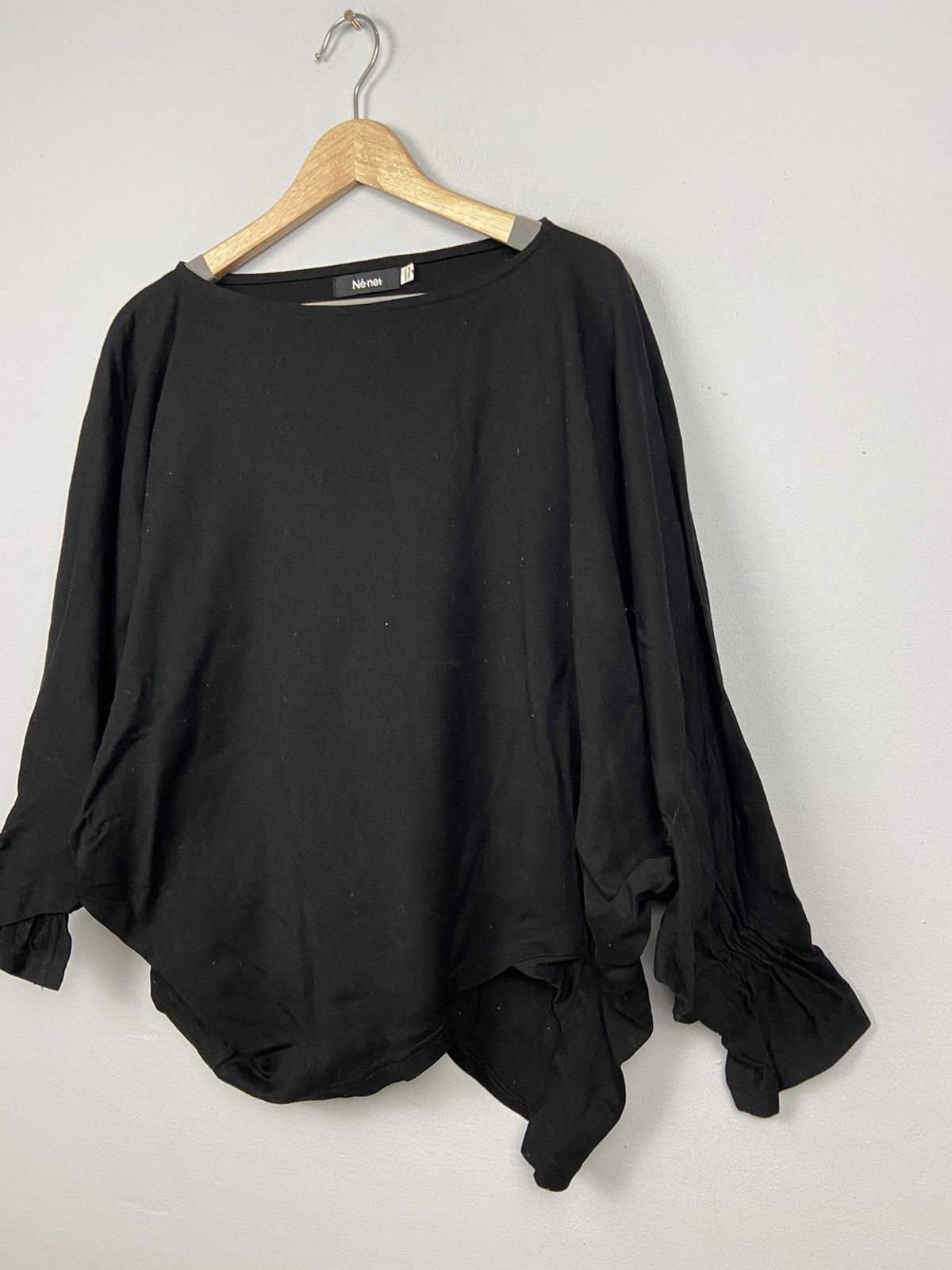 Issey Miyake × Japanese Brand × Ne-Net Collection 💥 Ne-Net Japanese Brand Split Bat Wing Shirt Size XS / US 0-2 / IT 36-38 - 5 Thumbnail