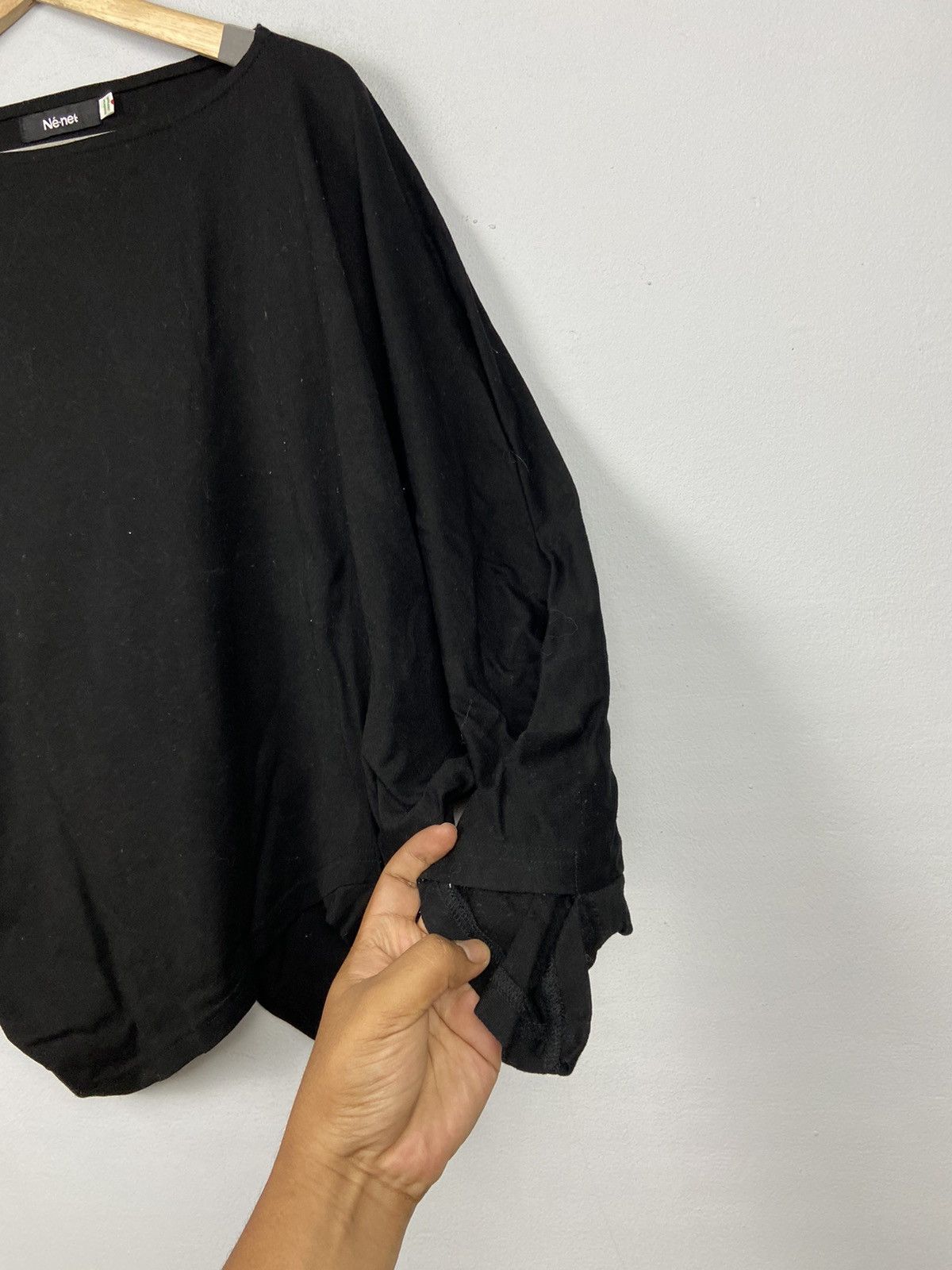 Issey Miyake × Japanese Brand × Ne-Net Collection 💥 Ne-Net Japanese Brand Split Bat Wing Shirt Size XS / US 0-2 / IT 36-38 - 4 Thumbnail
