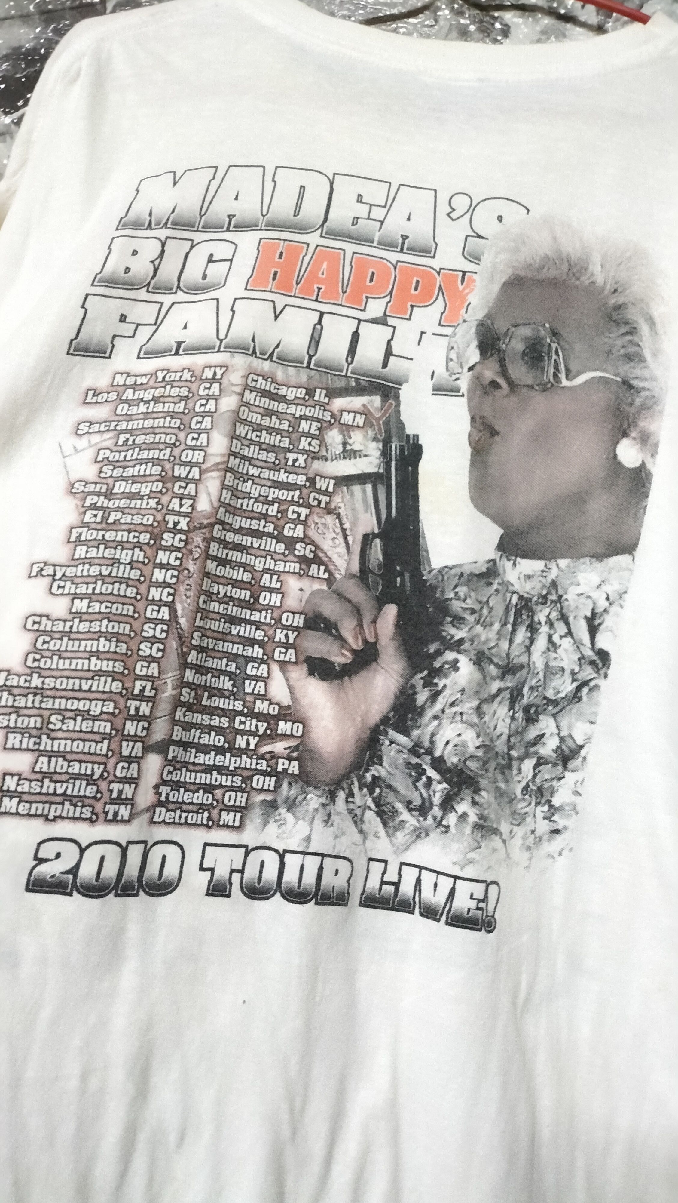 Vintage Vintage Madea's Big Happy Family Movie Live tour 2010 Size US XL / EU 56 / 4 - 5 Thumbnail