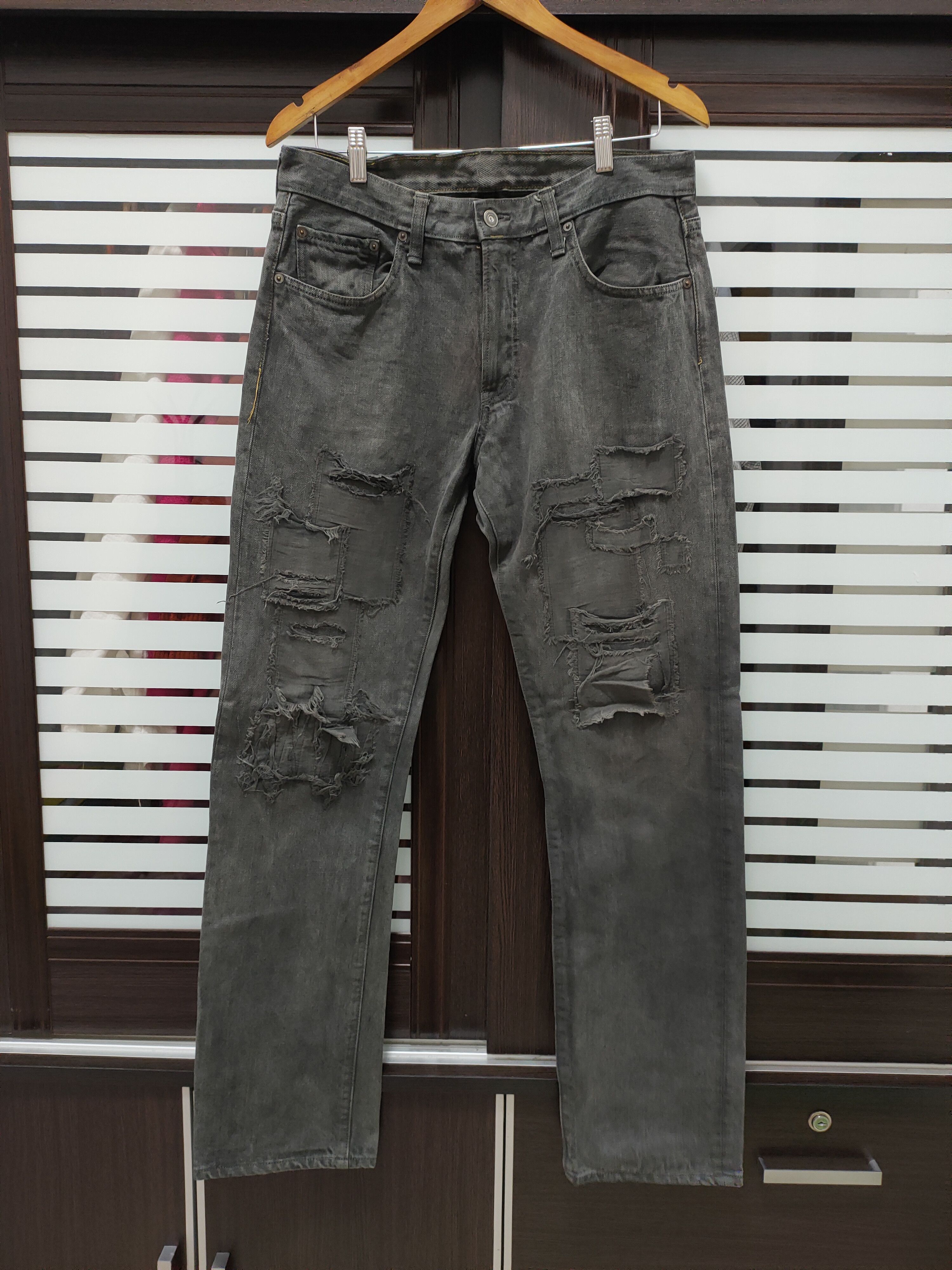 Japanese Brand 🔥Punk Style John Bull Lots of Wild Life Denim🔥 Size US 33 - 1 Thumbnail
