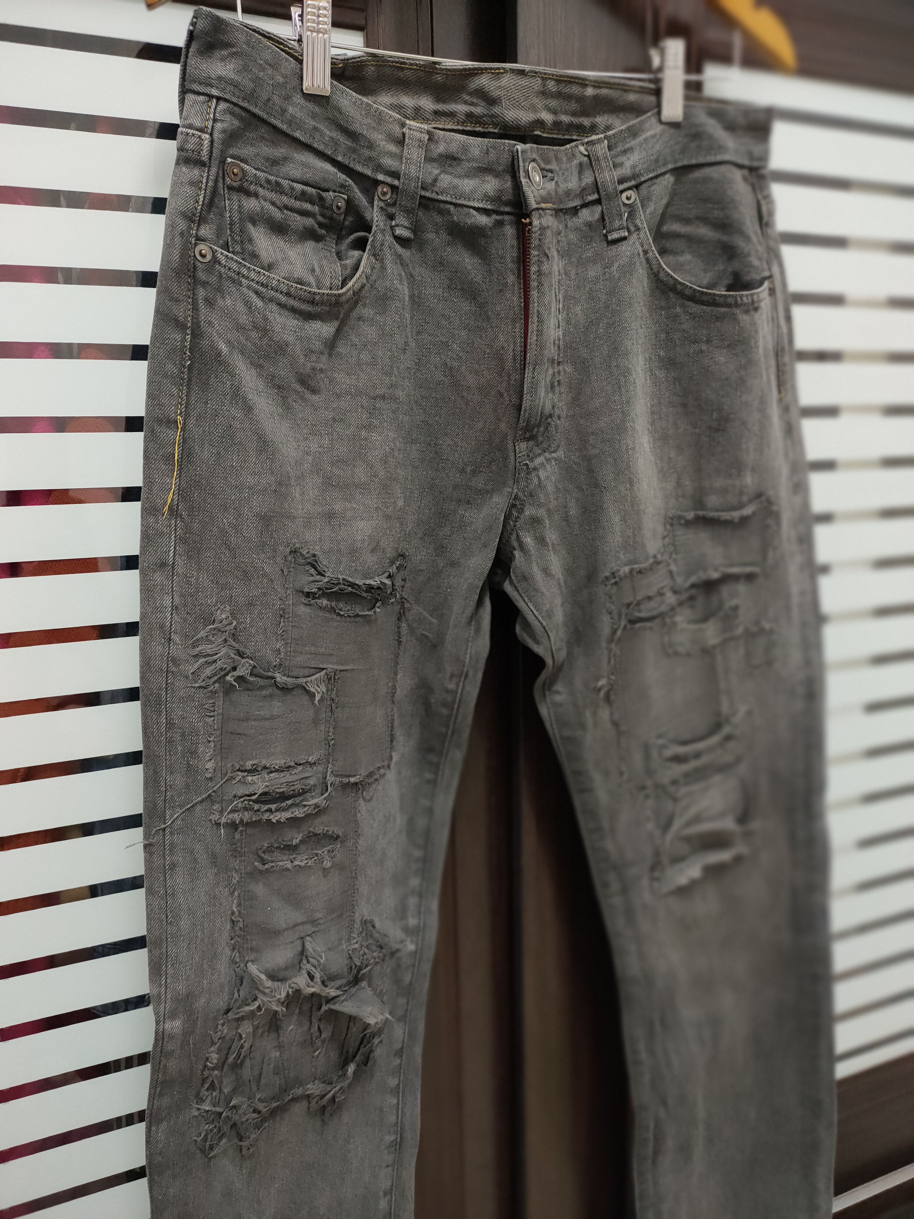 Japanese Brand 🔥Punk Style John Bull Lots of Wild Life Denim🔥 Size US 33 - 2 Thumbnail