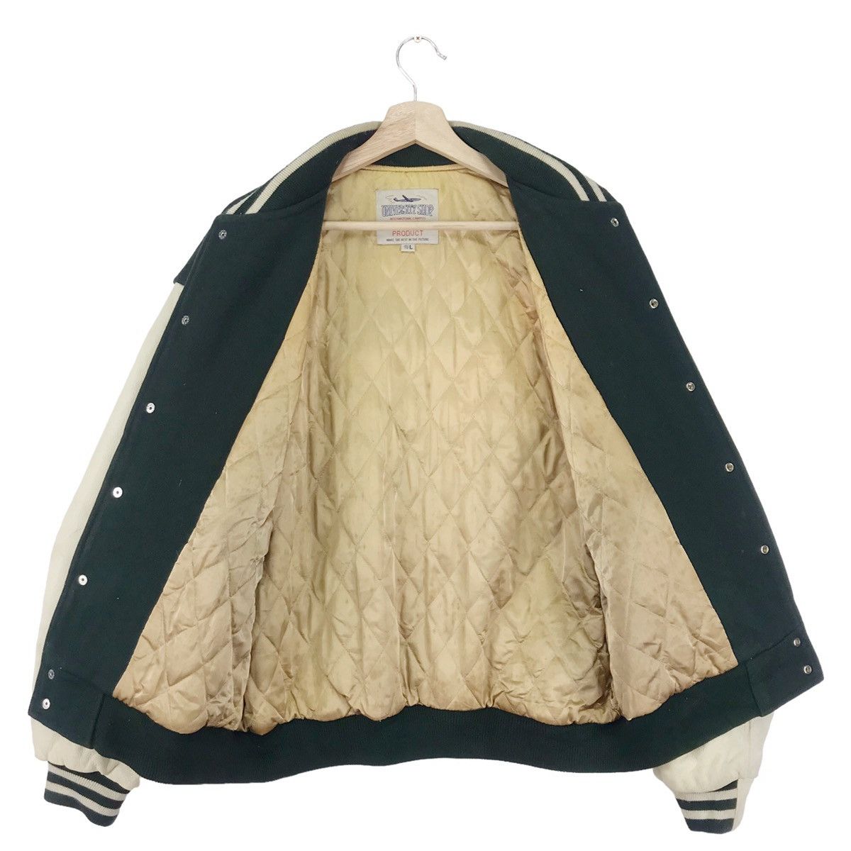 Vintage Vintage 90’s University Shop Varsity Letterman Jacket Size US L / EU 52-54 / 3 - 7 Thumbnail