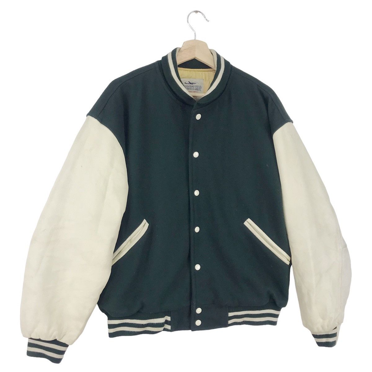Vintage Vintage 90’s University Shop Varsity Letterman Jacket Size US L / EU 52-54 / 3 - 6 Thumbnail
