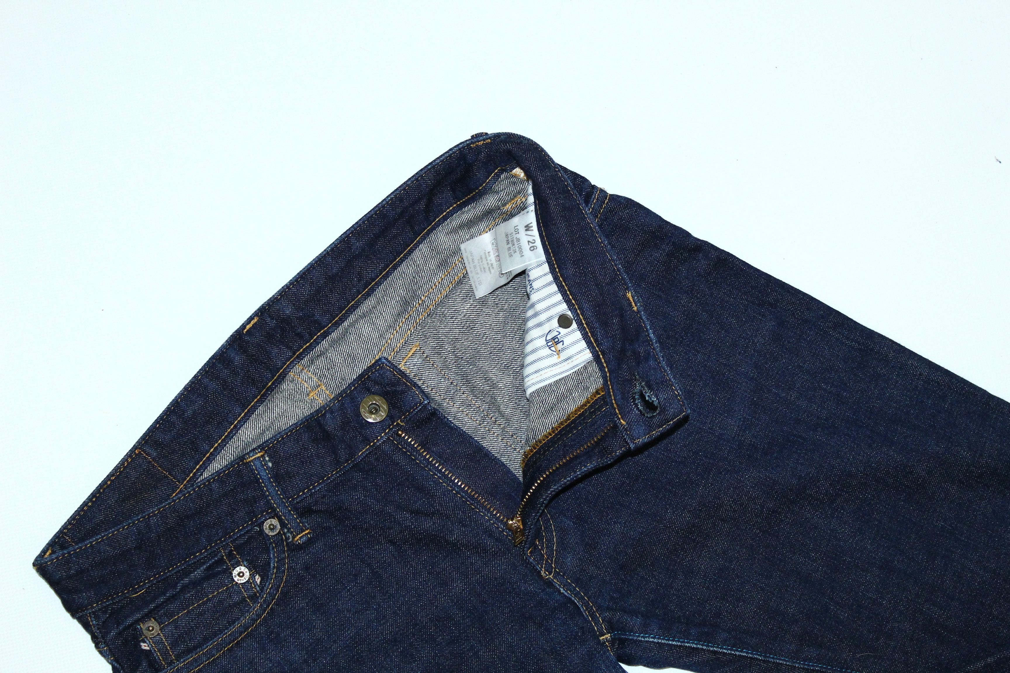 Blue Blue Japan Japan Blue Slim Fit 14oz Selvedge Raw Denim LOT JB10004 Size US 28 / EU 44 - 1 Thumbnail