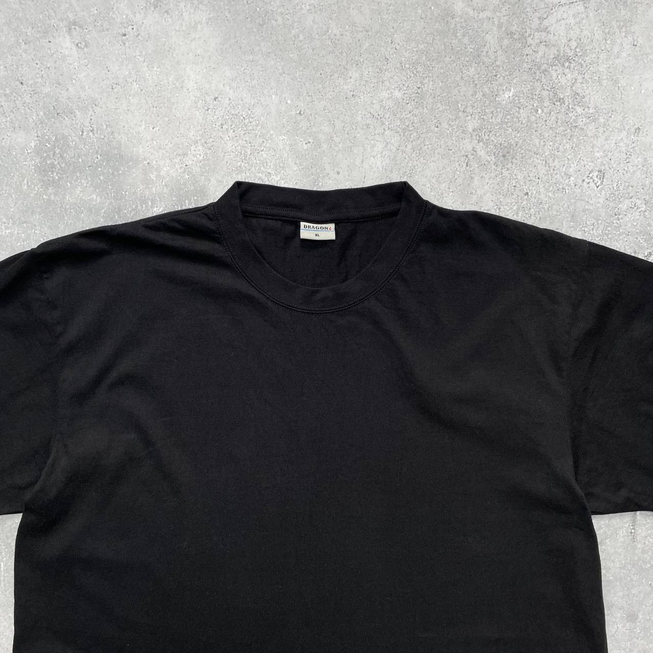 Vintage Vintage Blank T Shirt Black Size XL Size US XL / EU 56 / 4 - 3 Thumbnail