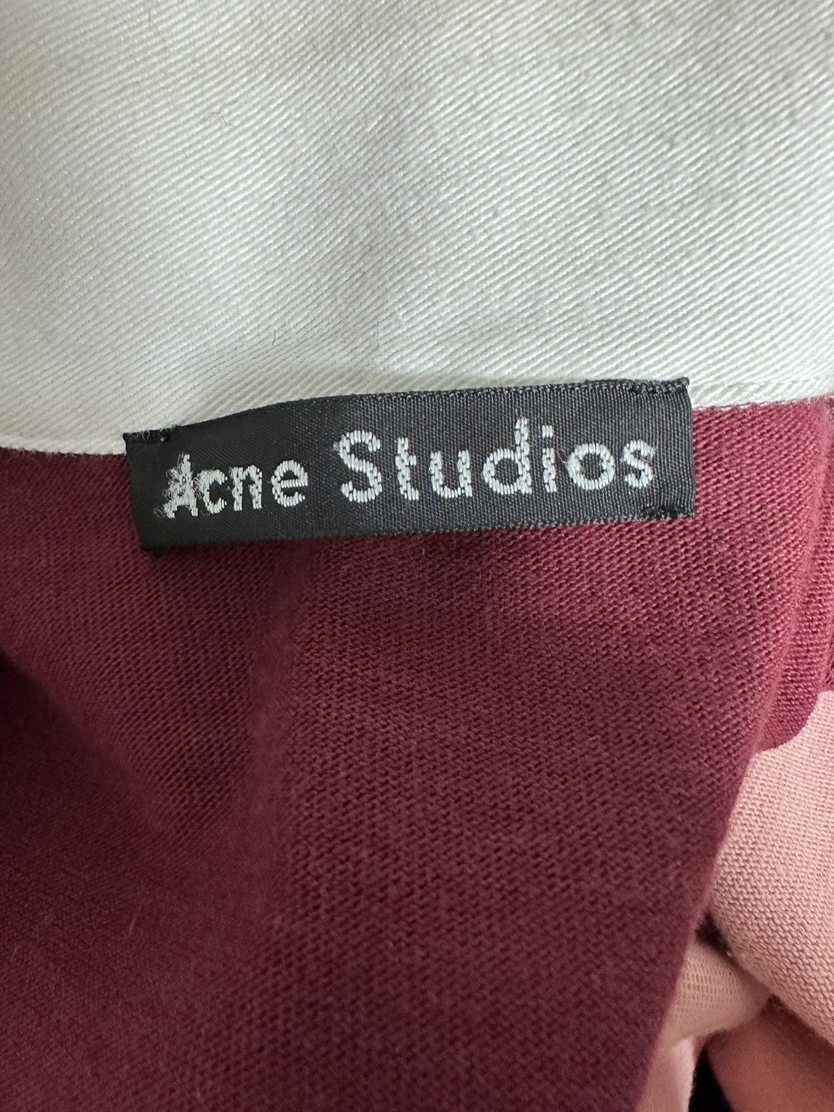 RARE GRAIL acne studios multi stripe button sweater