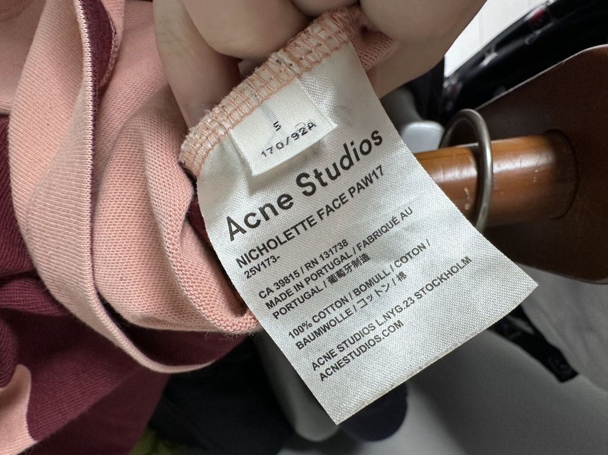 RARE GRAIL acne studios multi stripe button sweater