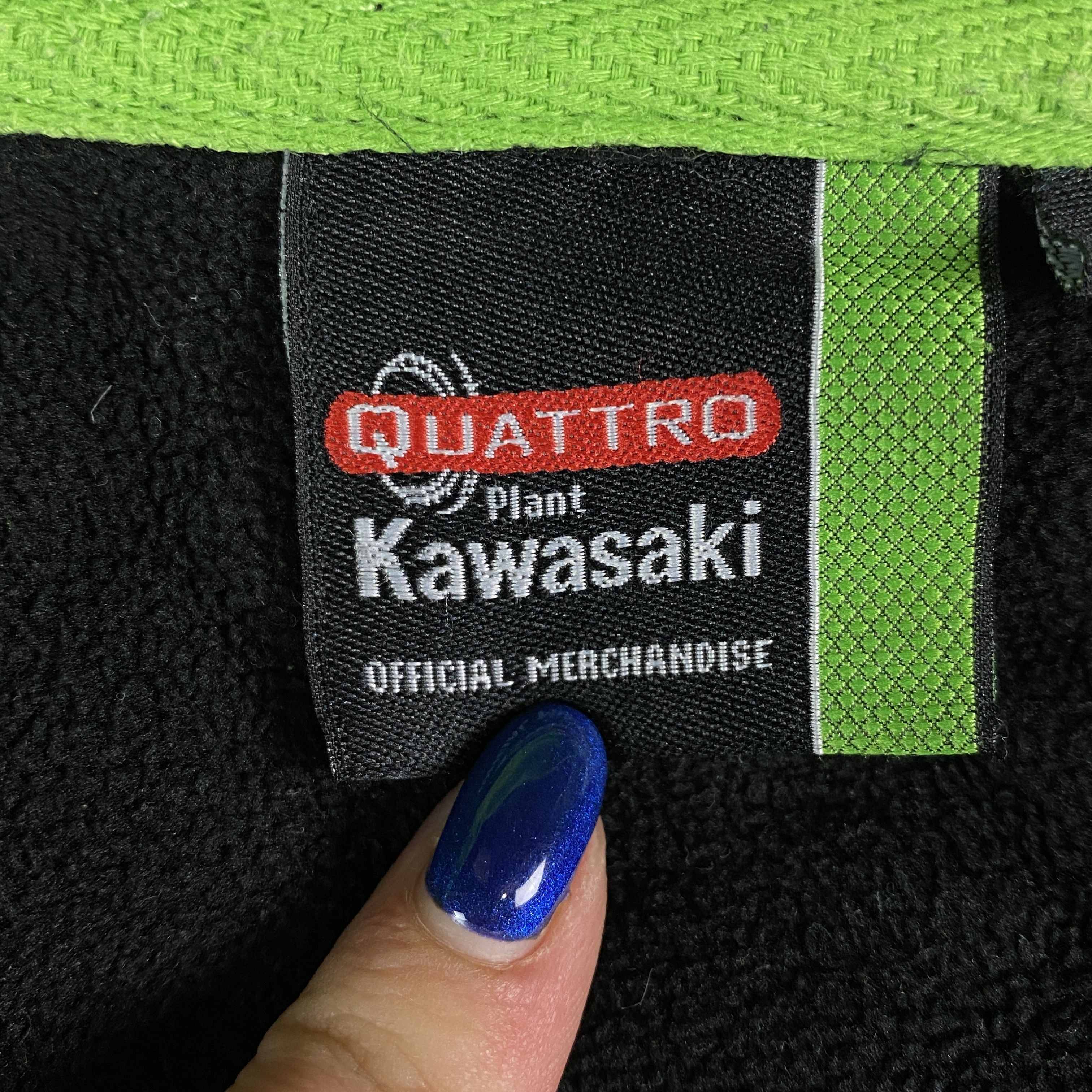 Other Mens Fleece Bomber Jacket Kawasaki Size M Size US M / EU 48-50 / 2 - 6 Thumbnail