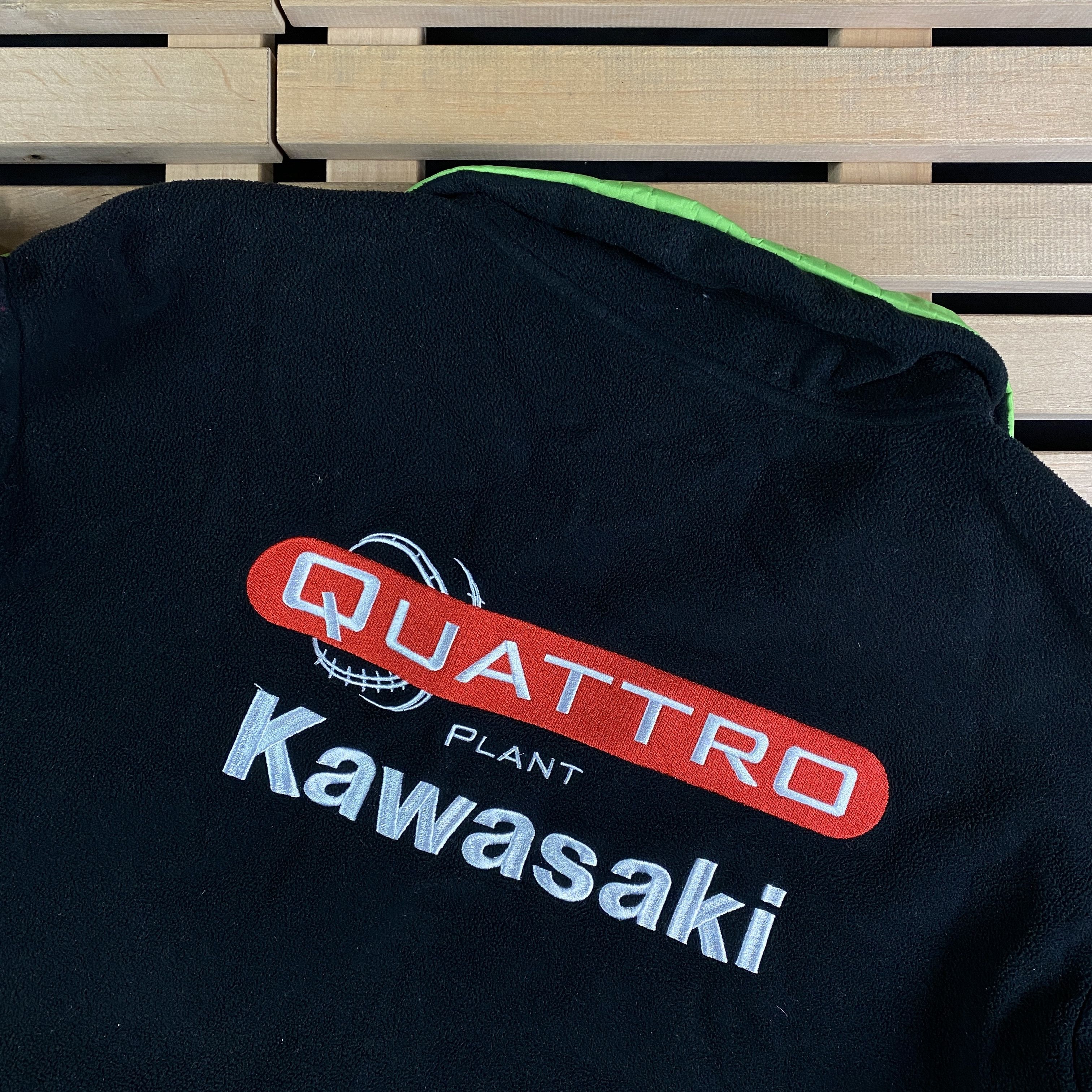 Other Mens Fleece Bomber Jacket Kawasaki Size M Size US M / EU 48-50 / 2 - 5 Thumbnail
