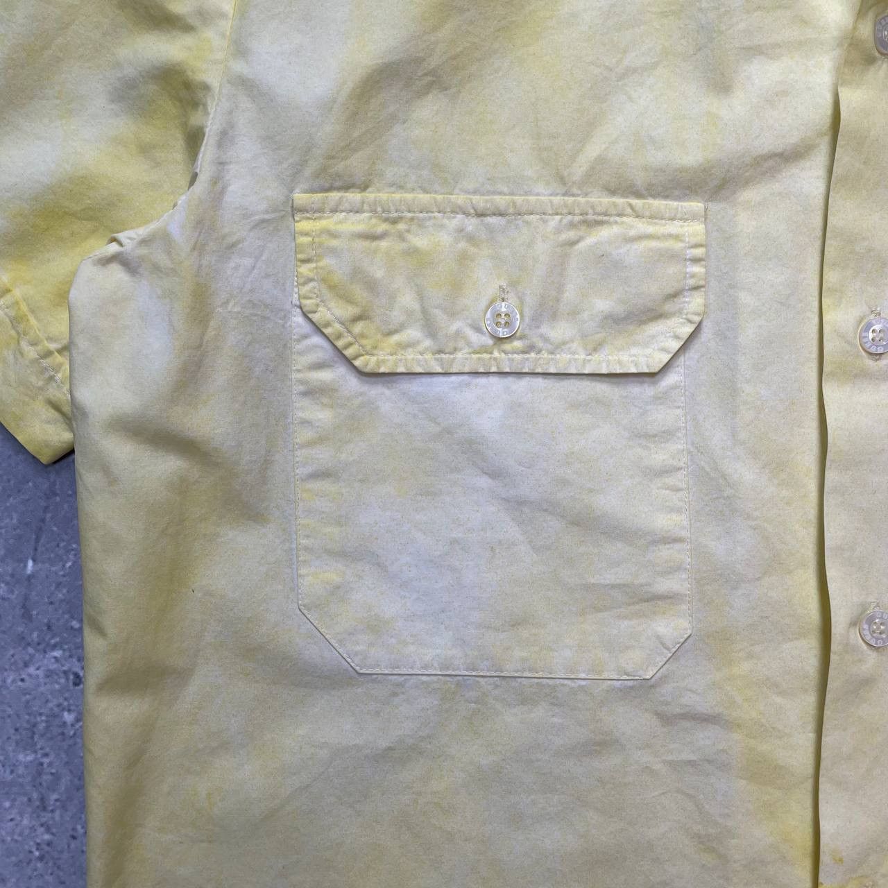 Guess Vintage Guess USA Garment Dyed Button Up Shirt Yellow Size M Size US M / EU 48-50 / 2 - 11 Thumbnail
