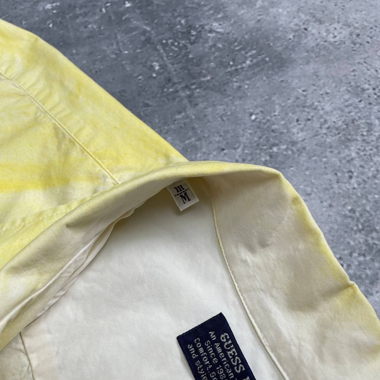 Guess Vintage Guess USA Garment Dyed Button Up Shirt Yellow Size M Size US M / EU 48-50 / 2 - 4 Thumbnail
