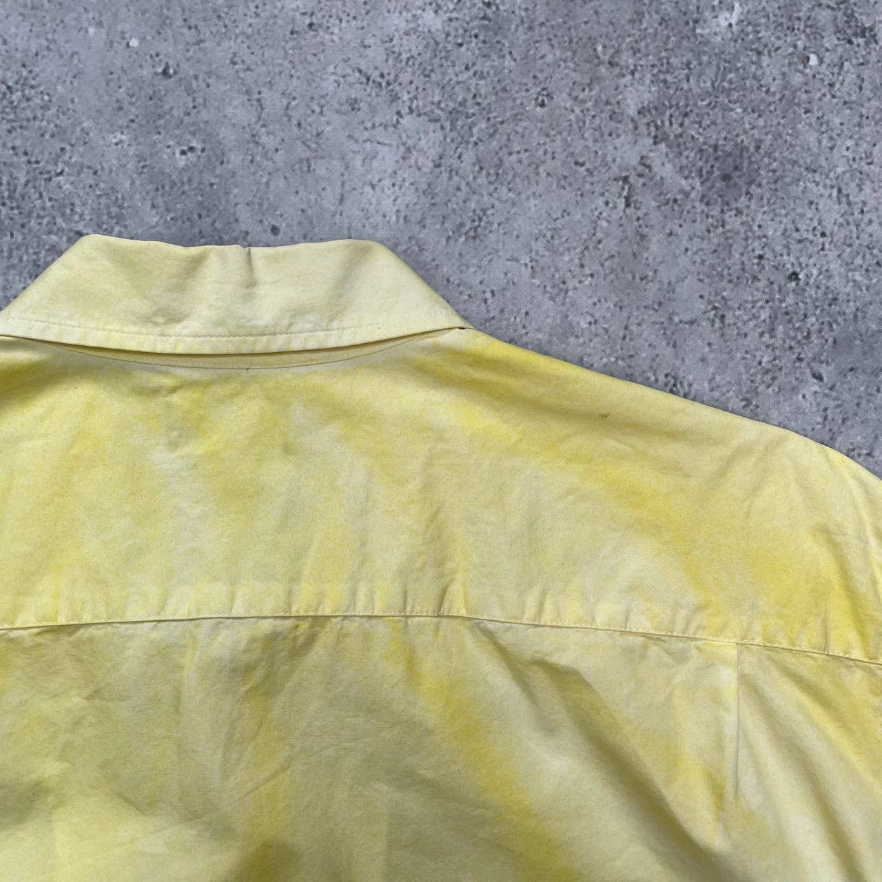 Guess Vintage Guess USA Garment Dyed Button Up Shirt Yellow Size M Size US M / EU 48-50 / 2 - 20 Thumbnail