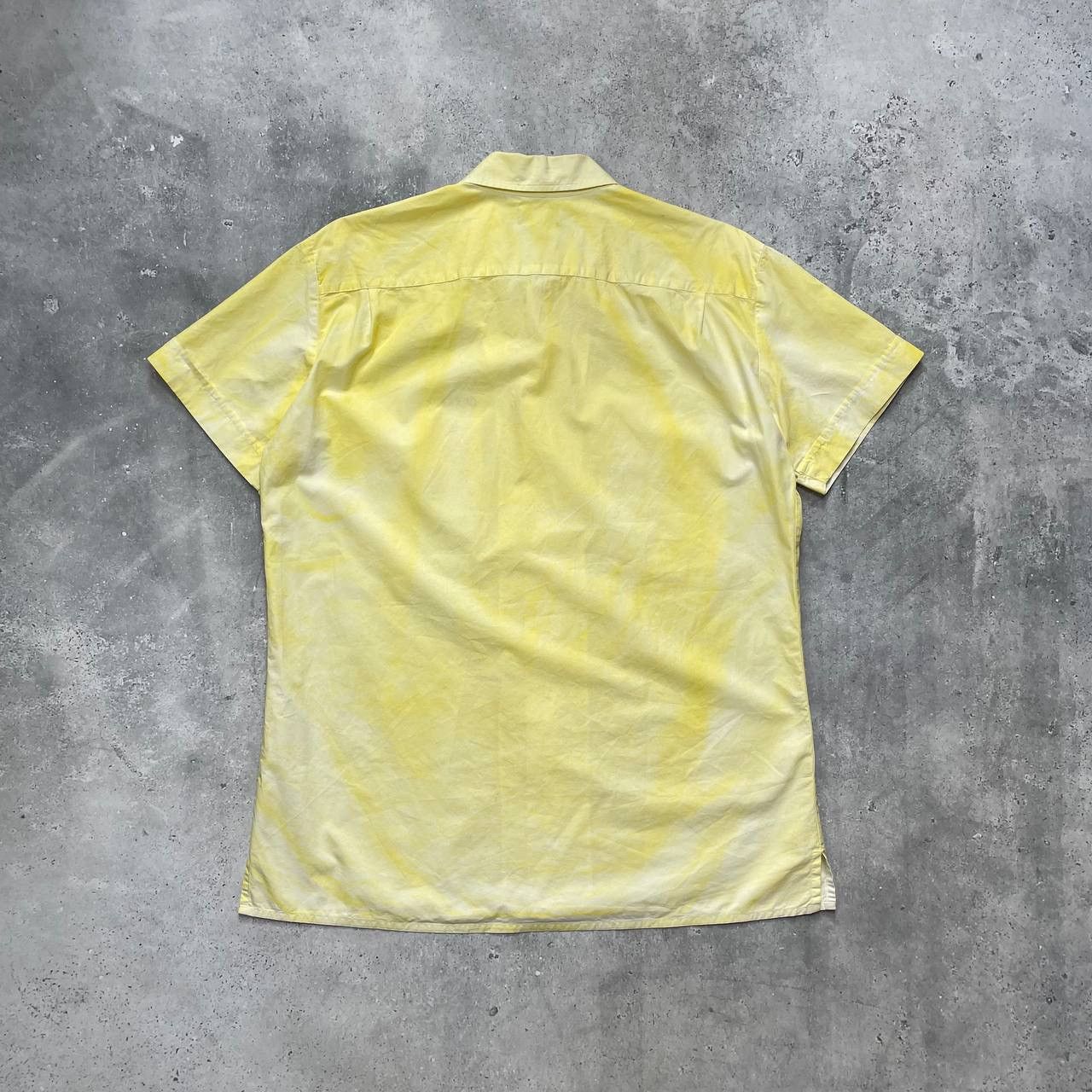 Guess Vintage Guess USA Garment Dyed Button Up Shirt Yellow Size M Size US M / EU 48-50 / 2 - 18 Thumbnail