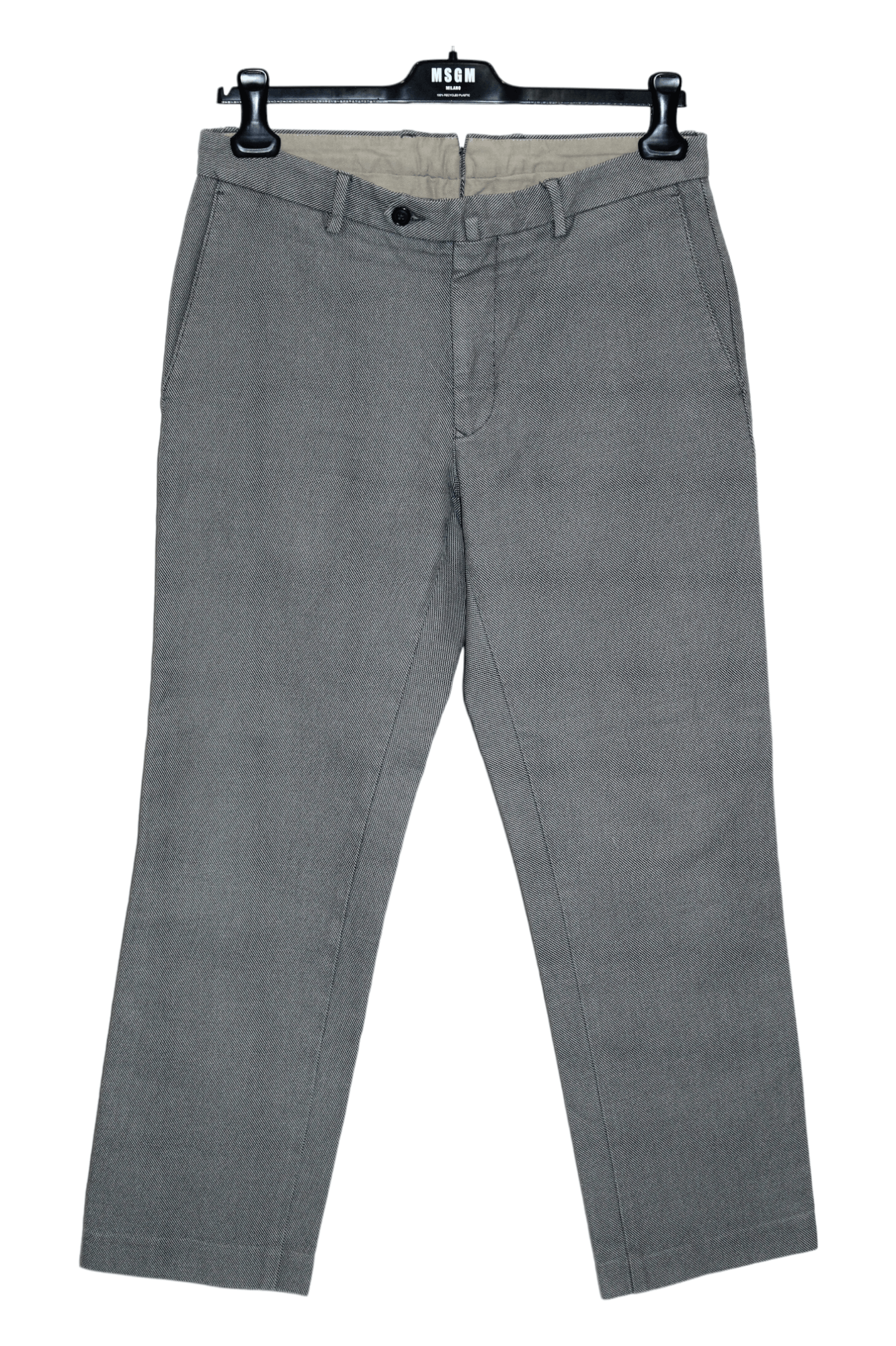 Ermenegildo Zegna Gritti by Ermenegildo Zegna Cotton Twill Textured Pant Size US 30 / EU 46 - 1 Thumbnail