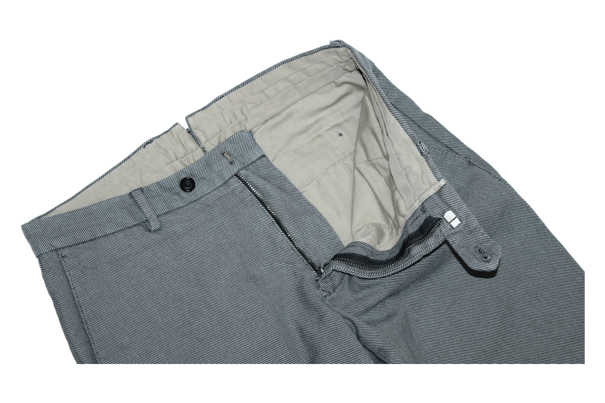 Ermenegildo Zegna Gritti by Ermenegildo Zegna Cotton Twill Textured Pant Size US 30 / EU 46 - 3 Thumbnail