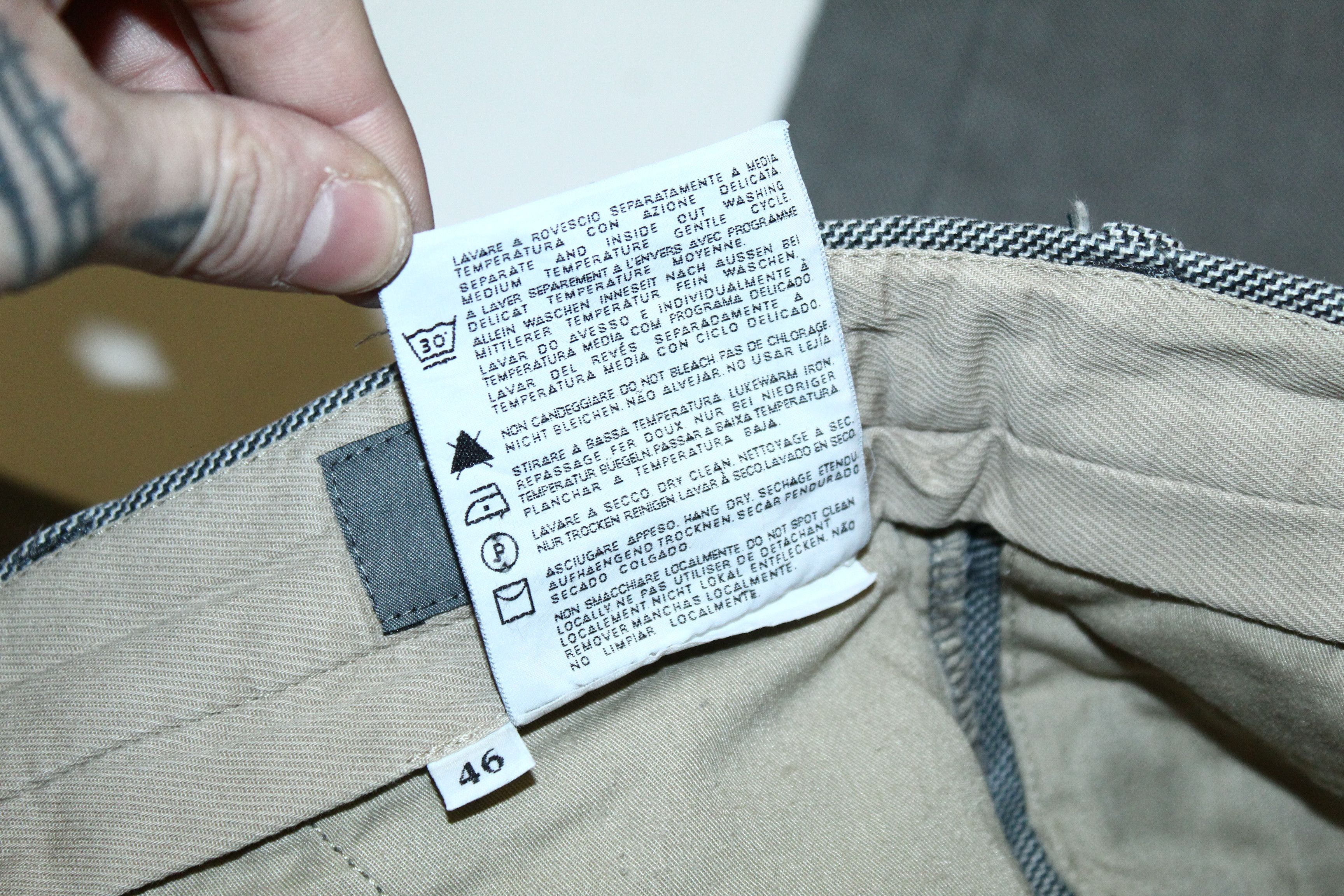 Ermenegildo Zegna Gritti by Ermenegildo Zegna Cotton Twill Textured Pant Size US 30 / EU 46 - 7 Thumbnail