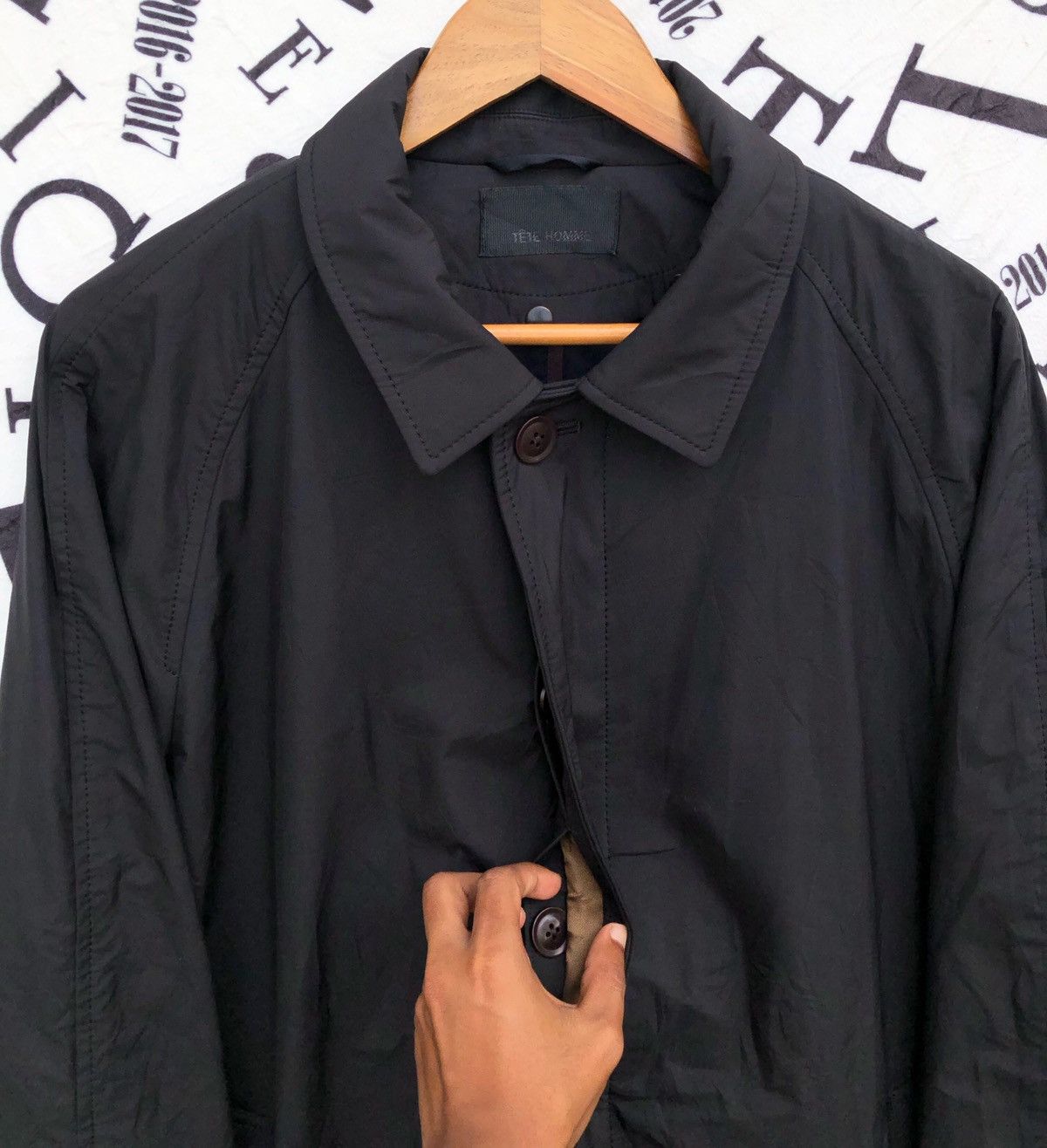 Issey Miyake × Tete Homme Tete Homme By Issey Miyake Overcoat Button Jacket Size US M / EU 48-50 / 2 - 9 Thumbnail