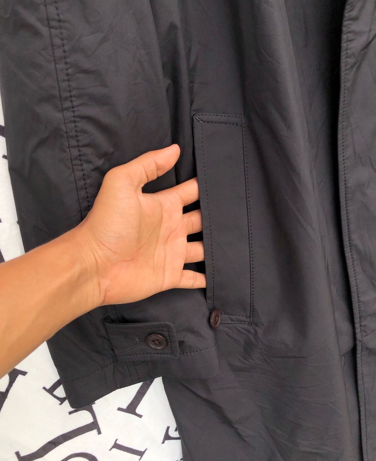 Issey Miyake × Tete Homme Tete Homme By Issey Miyake Overcoat Button Jacket Size US M / EU 48-50 / 2 - 13 Thumbnail