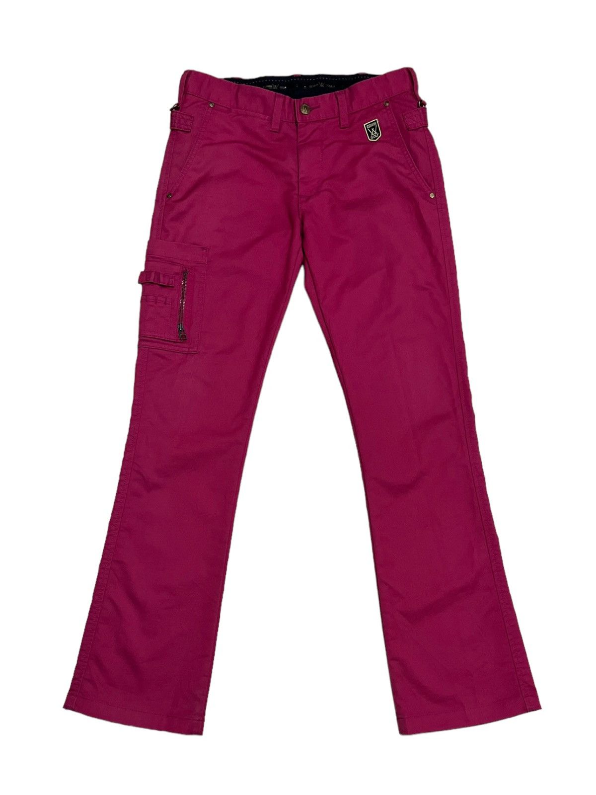 Edwin × Vintage Vintage Designer Edwin Gold Side Buckle Belt Pant Size US 30 / EU 46 - 1 Thumbnail