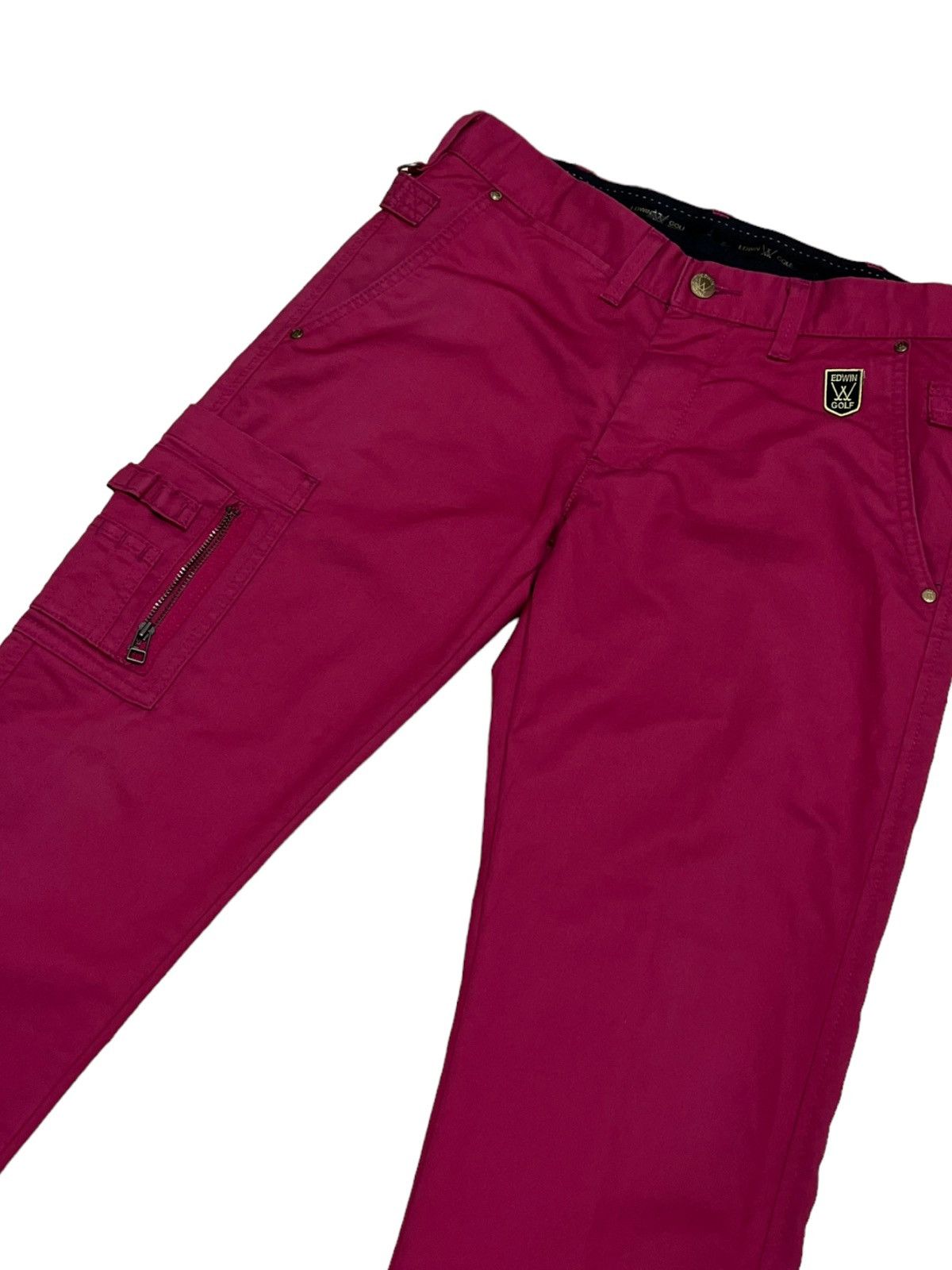 Edwin × Vintage Vintage Designer Edwin Gold Side Buckle Belt Pant Size US 30 / EU 46 - 4 Thumbnail