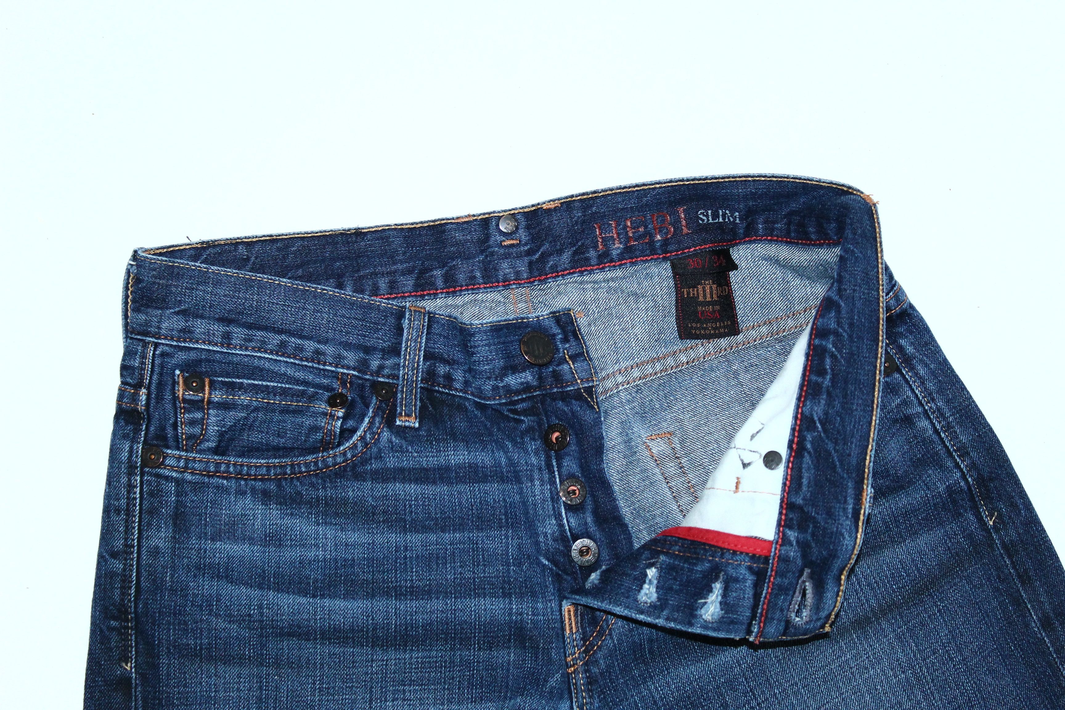 Japanese Brand Horiyoshi The Third x Yokohama L.A. Slim Fit Gradient Denim Size US 30 / EU 46 - 9 Thumbnail