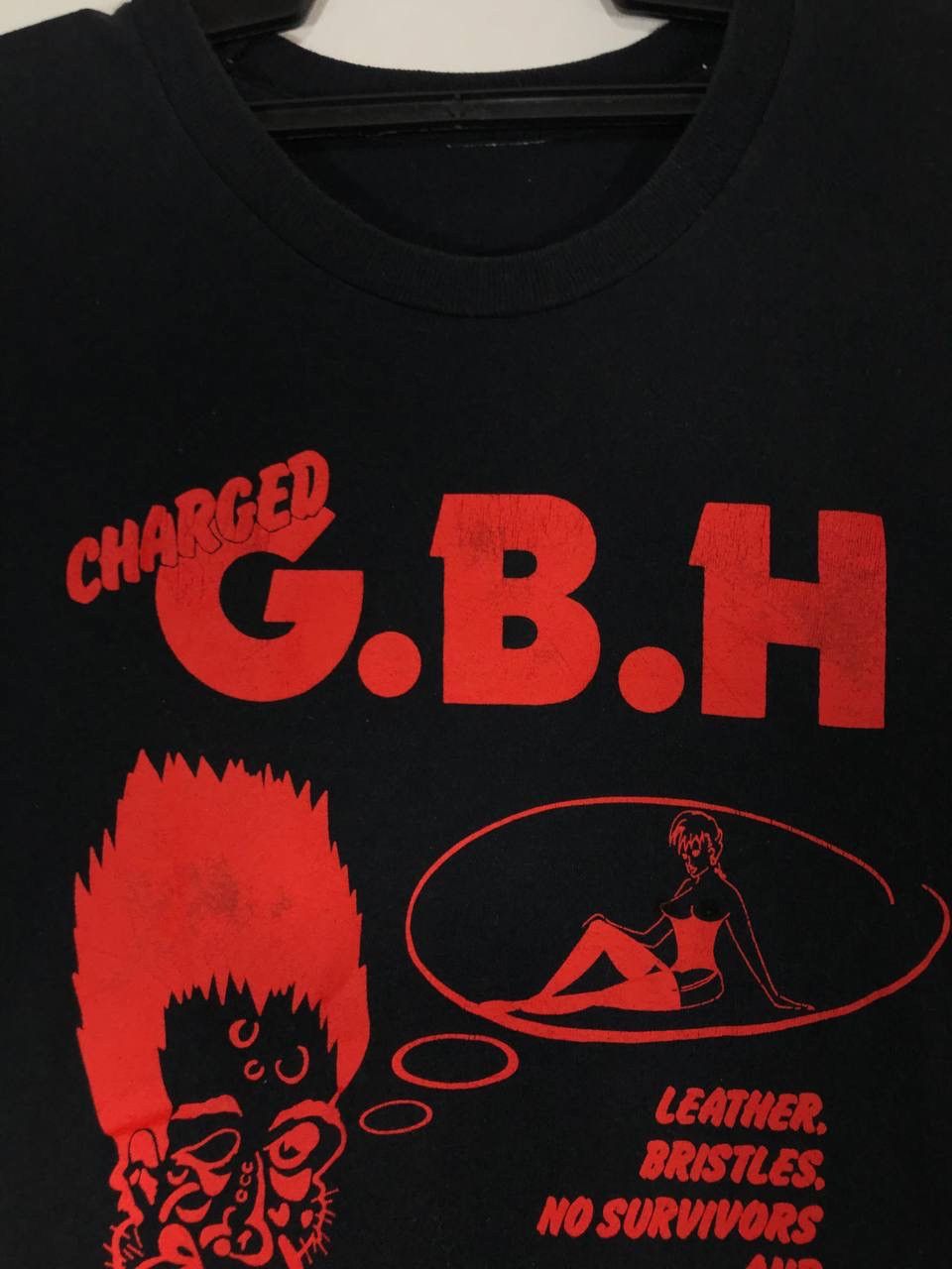 Band Tees × Vintage Vintage rare 80s GBH punk band Size US M / EU 48-50 / 2 - 3 Thumbnail