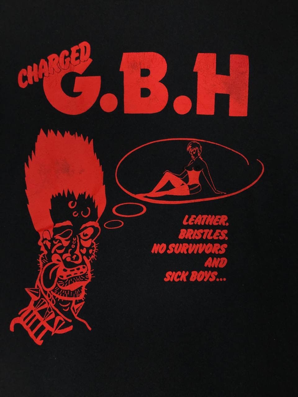Band Tees × Vintage Vintage rare 80s GBH punk band Size US M / EU 48-50 / 2 - 4 Thumbnail