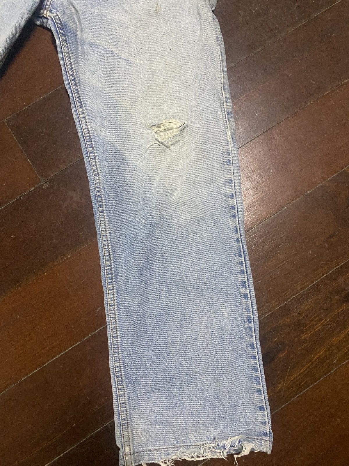 Rare vintage LEVIS JEANS DISTRESSED SUN FADED