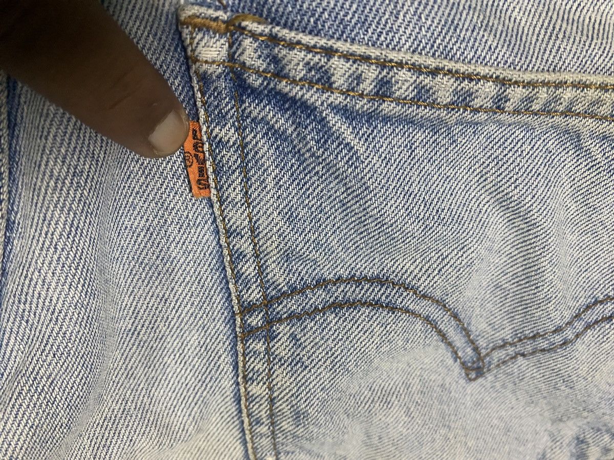 Rare vintage LEVIS JEANS DISTRESSED SUN FADED