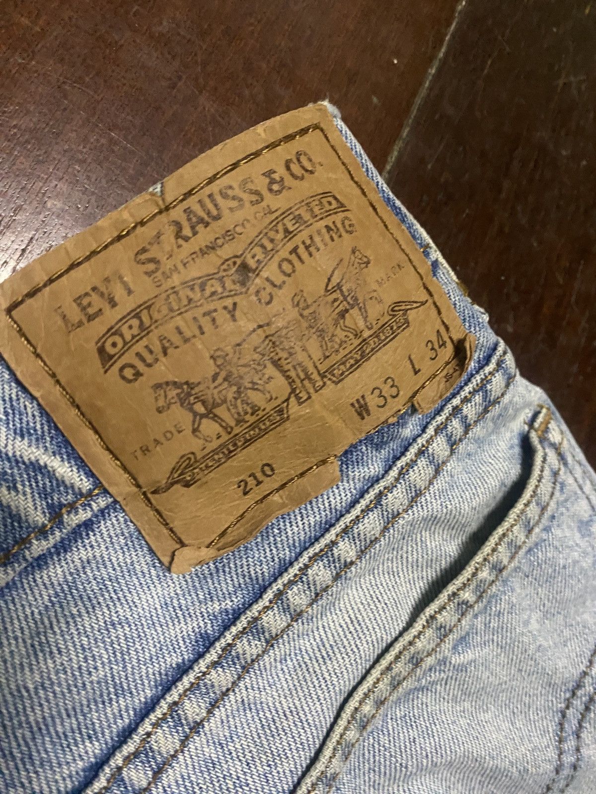 Rare vintage LEVIS JEANS DISTRESSED SUN FADED