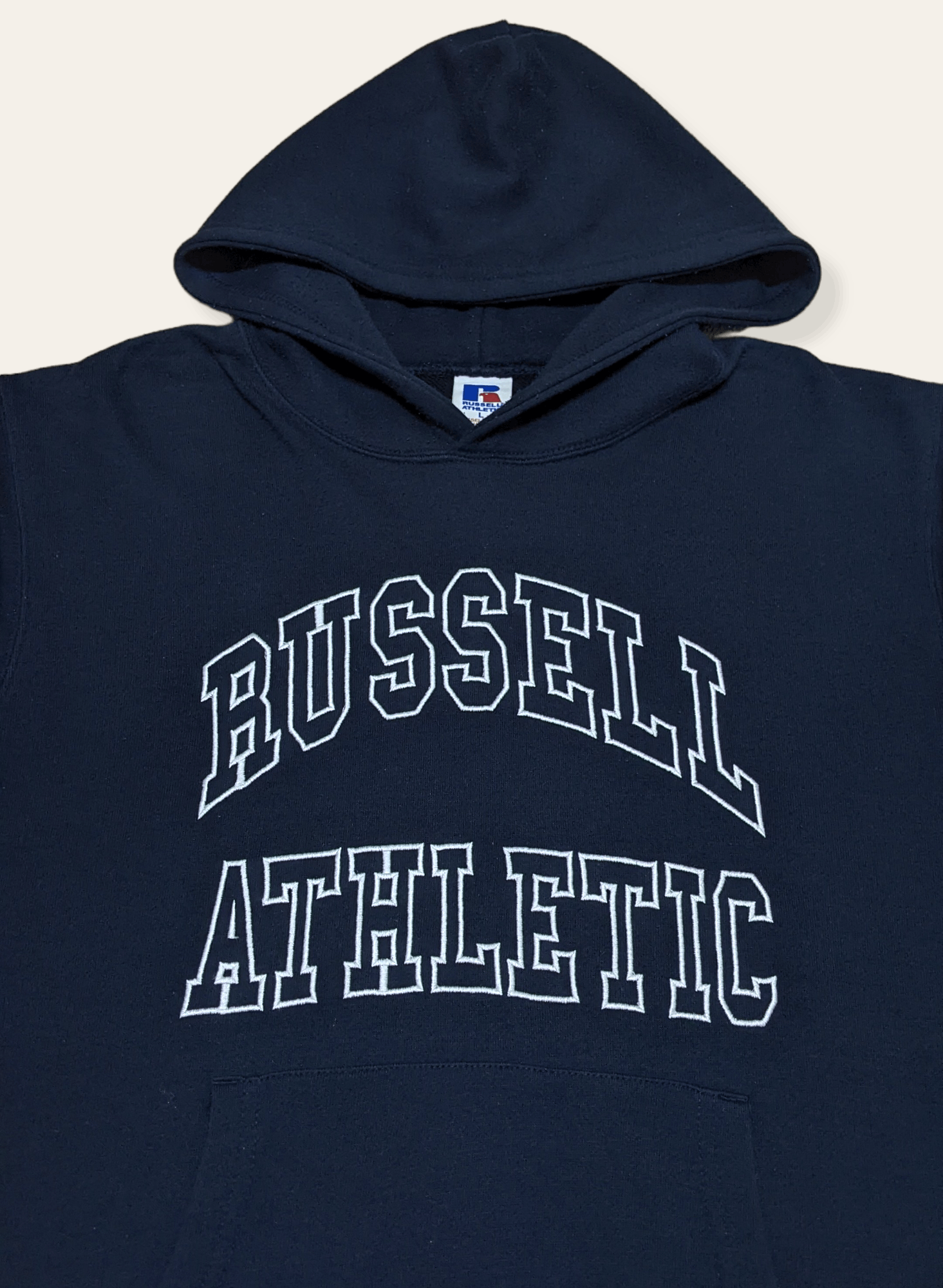 Russell Athletic × Vintage Vintage Russell Athletic Spellout Pullover Hoodie Size US M / EU 48-50 / 2 - 3 Thumbnail