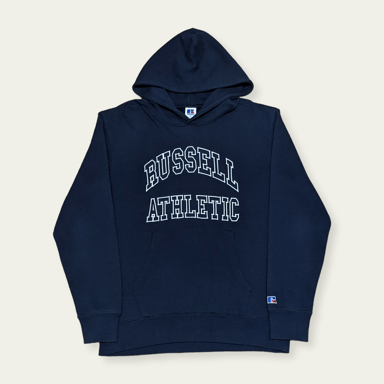 Russell Athletic × Vintage Vintage Russell Athletic Spellout Pullover Hoodie Size US M / EU 48-50 / 2 - 1 Thumbnail