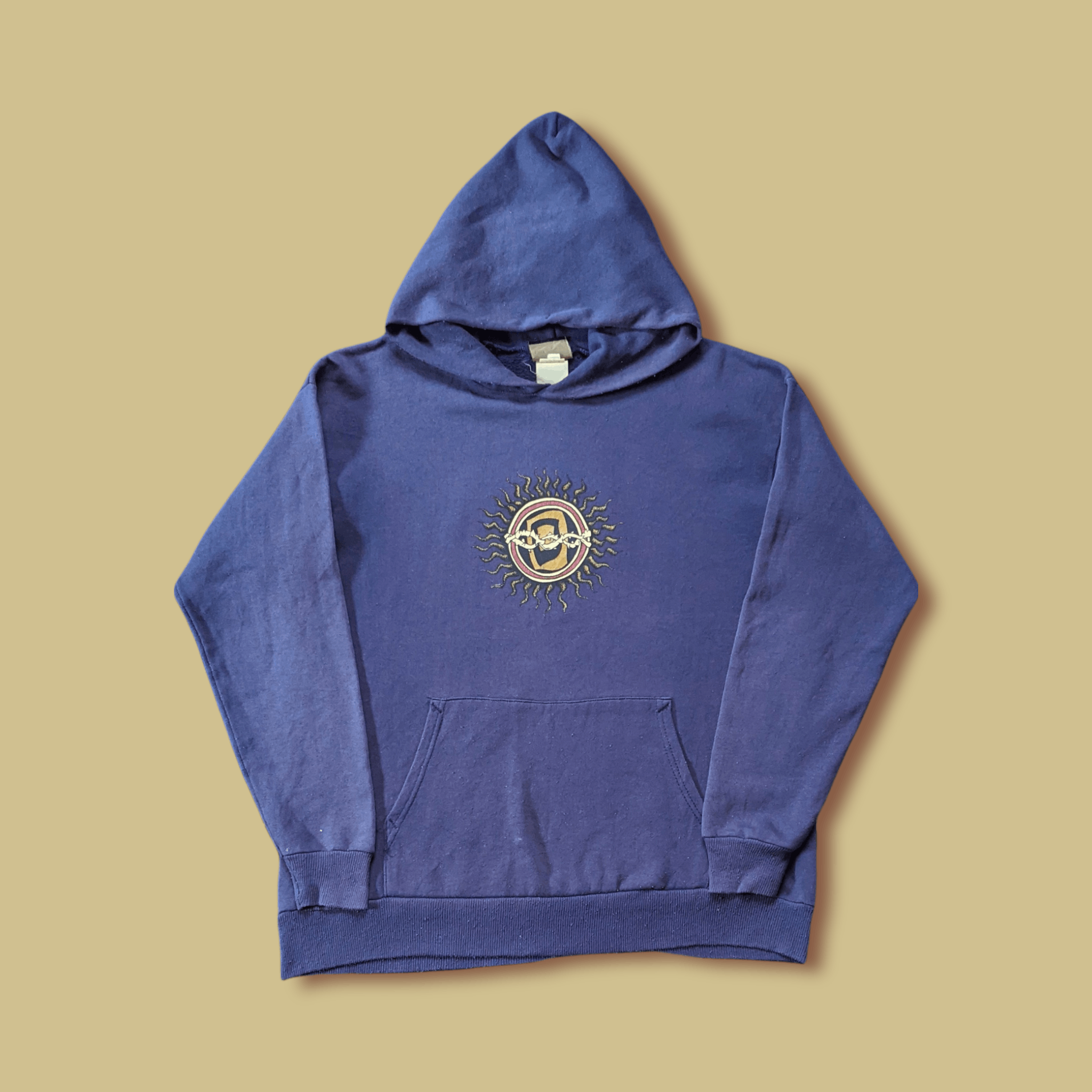 Powell Peralta × Santa Cruz Skateboards × Vintage Vintage 90s Dog Pile Skateboard Cross Logo Pullover Hoodie Size US M / EU 48-50 / 2 - 2 Thumbnail