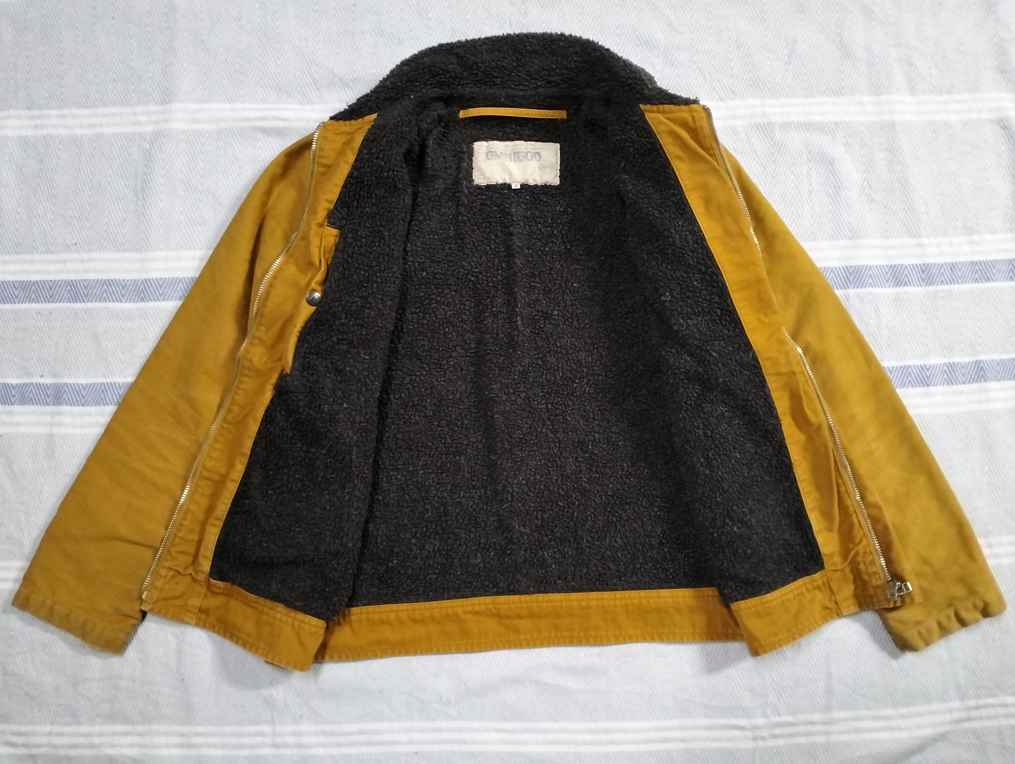 OMNIGOD Vintage Omnigod Sherpa Lining Jacket Distressed Size US M / EU 48-50 / 2 - 3 Thumbnail