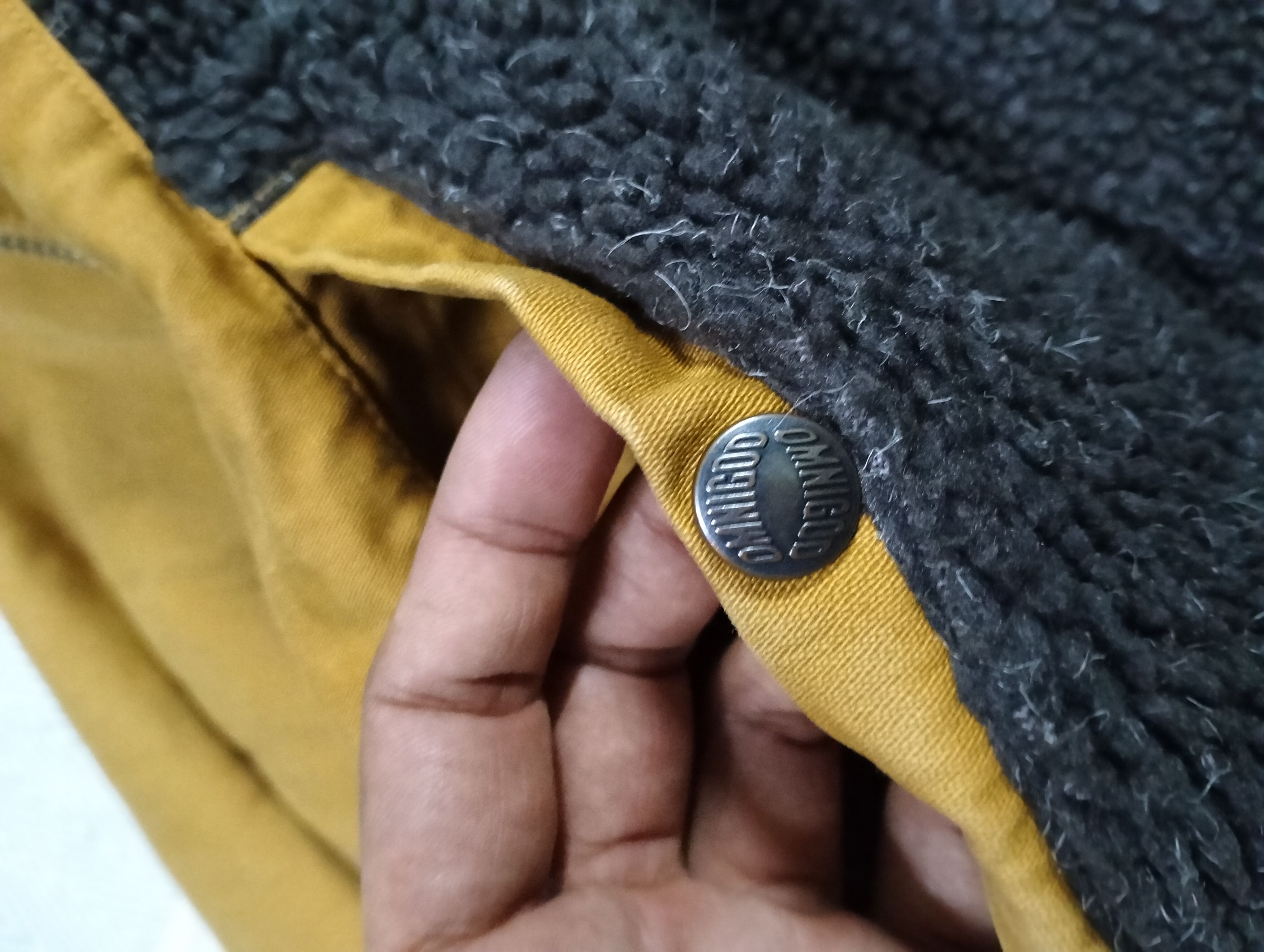 OMNIGOD Vintage Omnigod Sherpa Lining Jacket Distressed Size US M / EU 48-50 / 2 - 12 Thumbnail