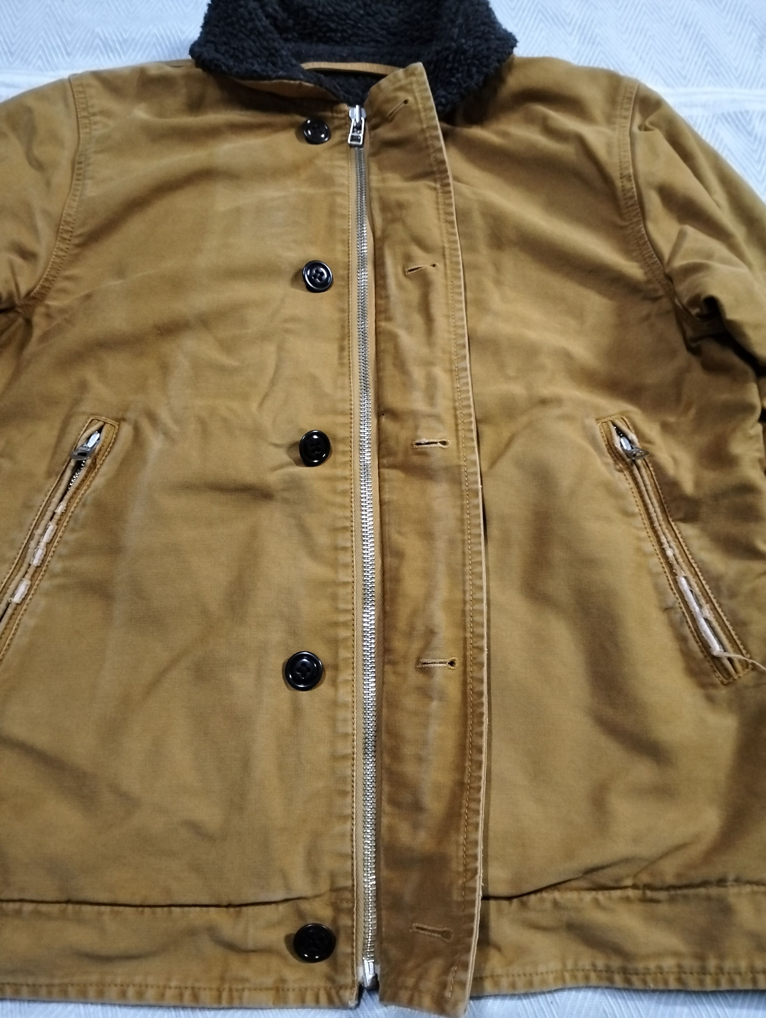OMNIGOD Vintage Omnigod Sherpa Lining Jacket Distressed Size US M / EU 48-50 / 2 - 13 Thumbnail