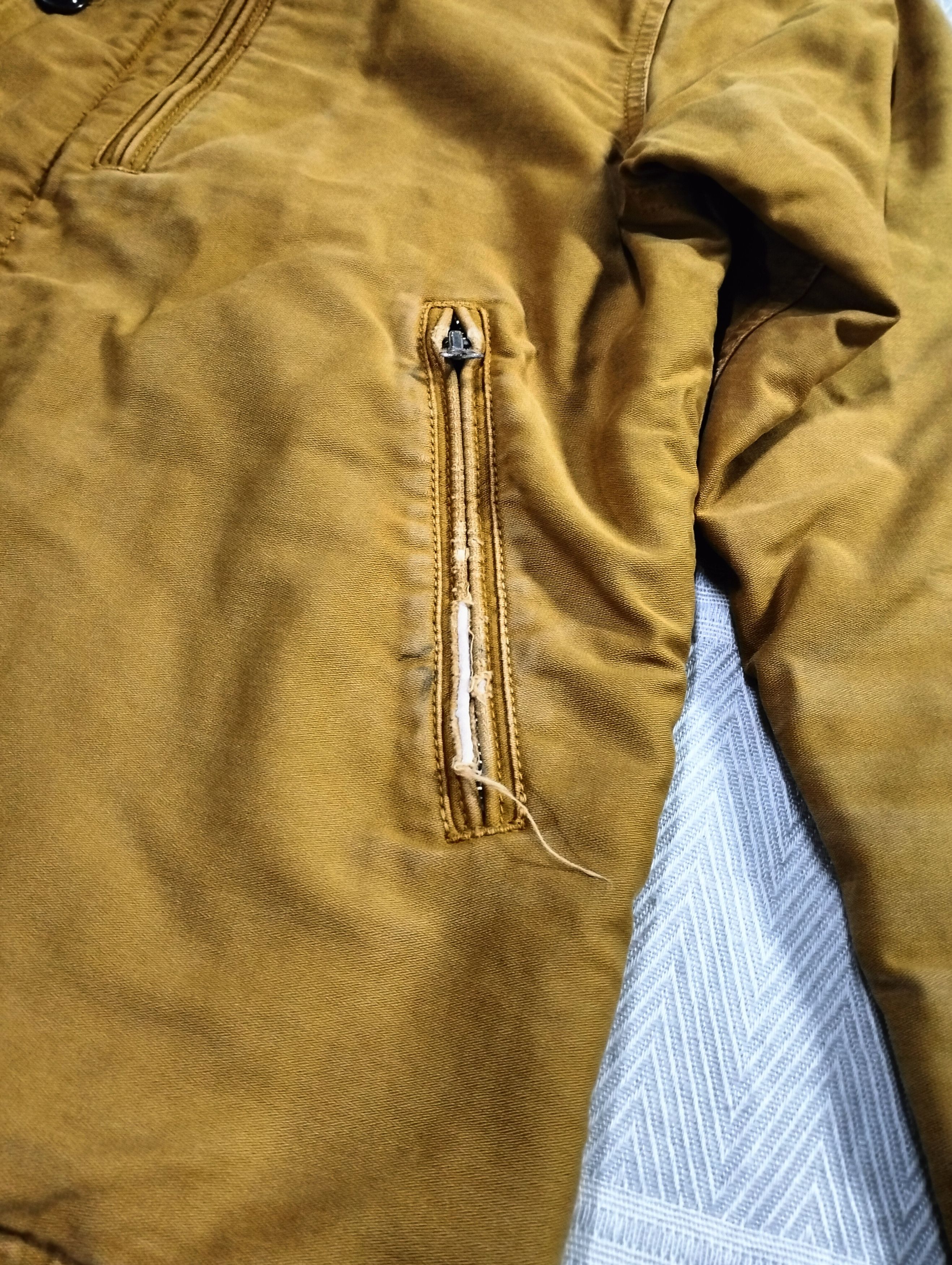 OMNIGOD Vintage Omnigod Sherpa Lining Jacket Distressed Size US M / EU 48-50 / 2 - 18 Thumbnail