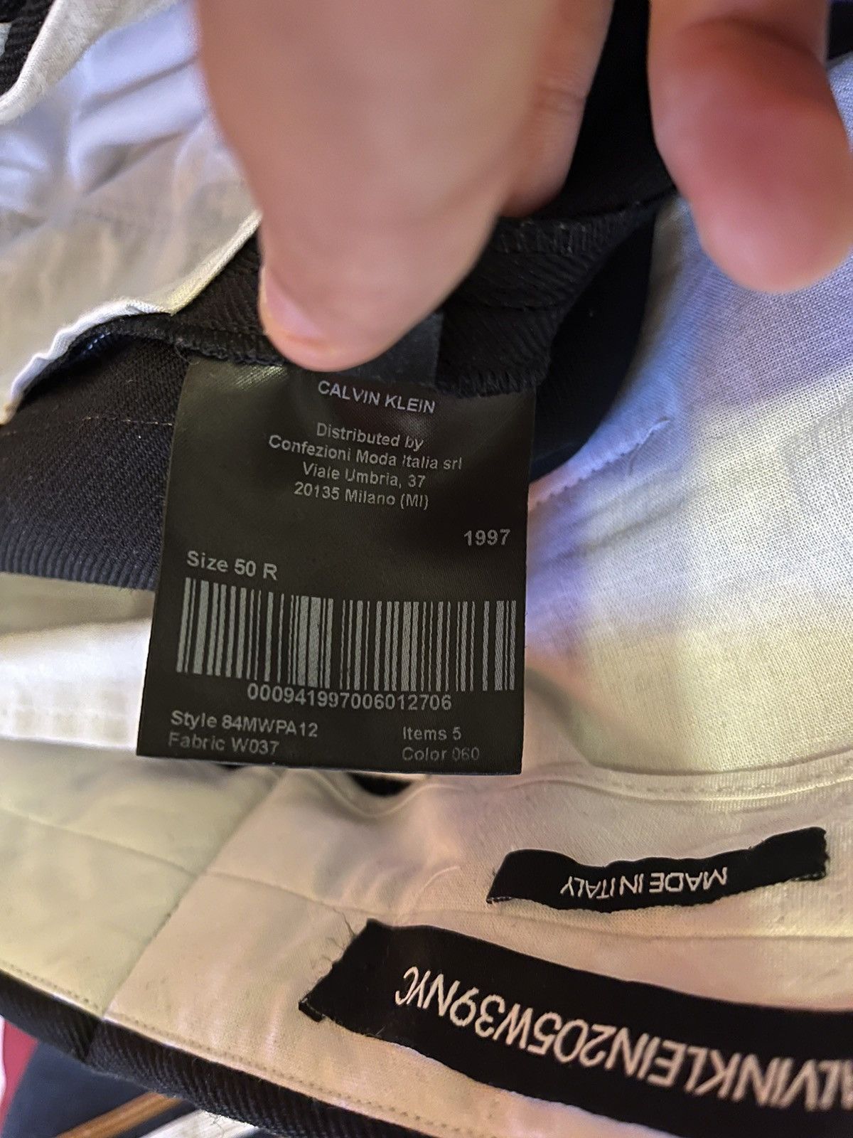 Calvin Klein 205W39NYC Calvin Klein 205W39NYC Gold Stripe Trousers Size US 34 / EU 50 - 8 Thumbnail