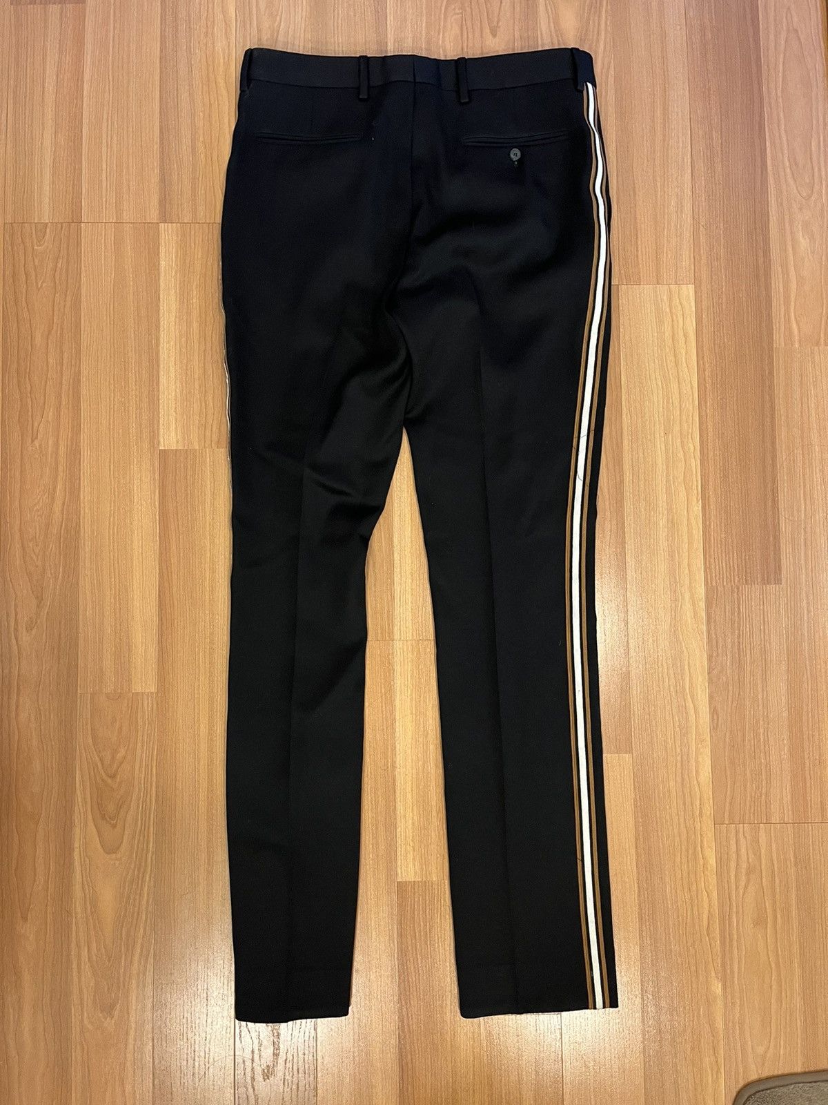 Calvin Klein 205W39NYC Calvin Klein 205W39NYC Gold Stripe Trousers Size US 34 / EU 50 - 6 Thumbnail