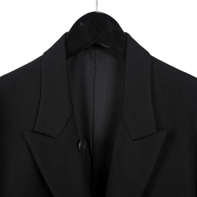 Yohji Yamamoto Yohji Yamamoto Pour Homme - Hidden Right Double layered JKT Size US XL / EU 56 / 4 - 4 Thumbnail
