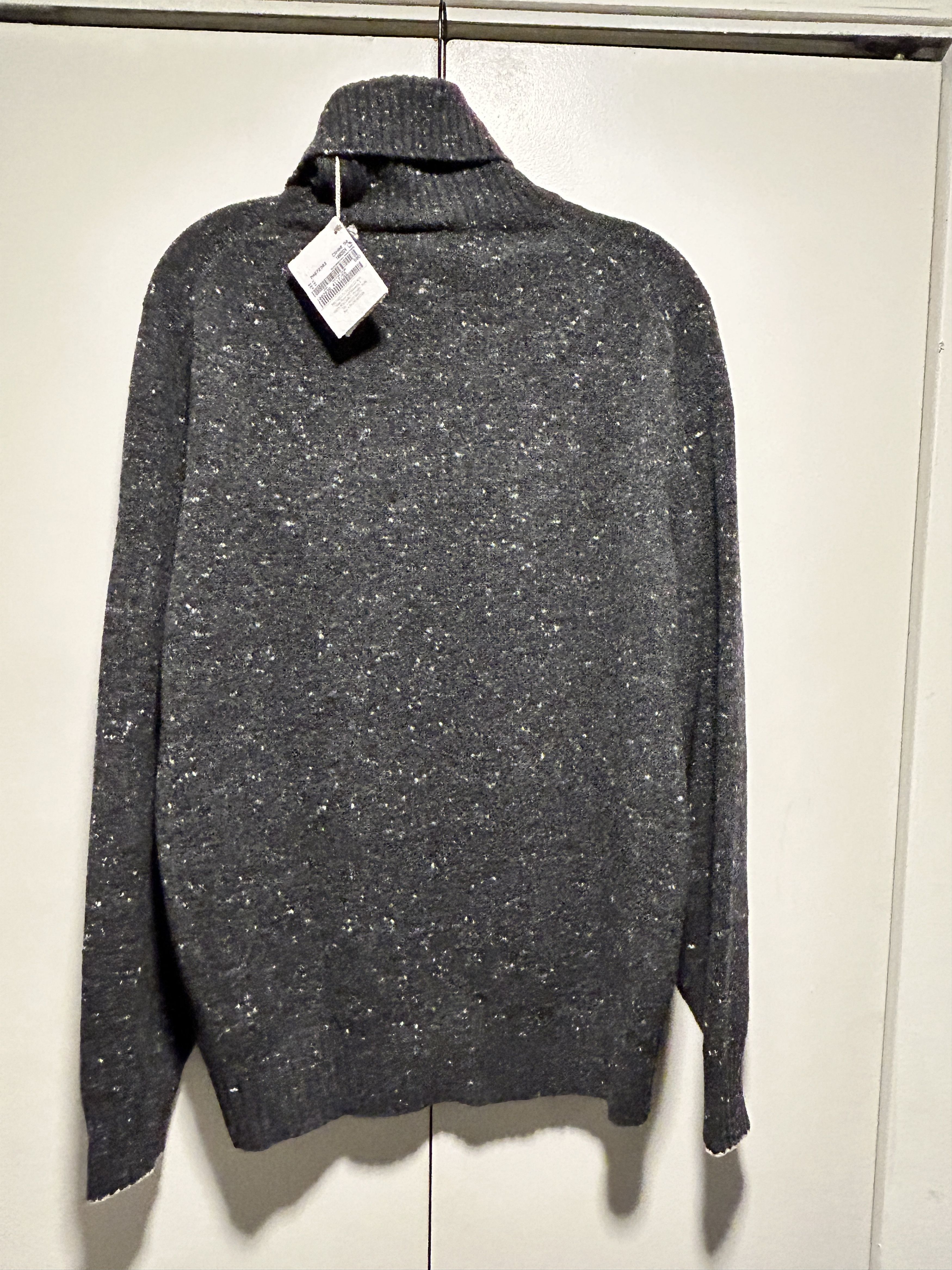 Brunello Cucinelli $4990 Mélange Speckled Virgin Wool Cashmere Rollneck Sweater Size US M / EU 48-50 / 2 - 5 Thumbnail