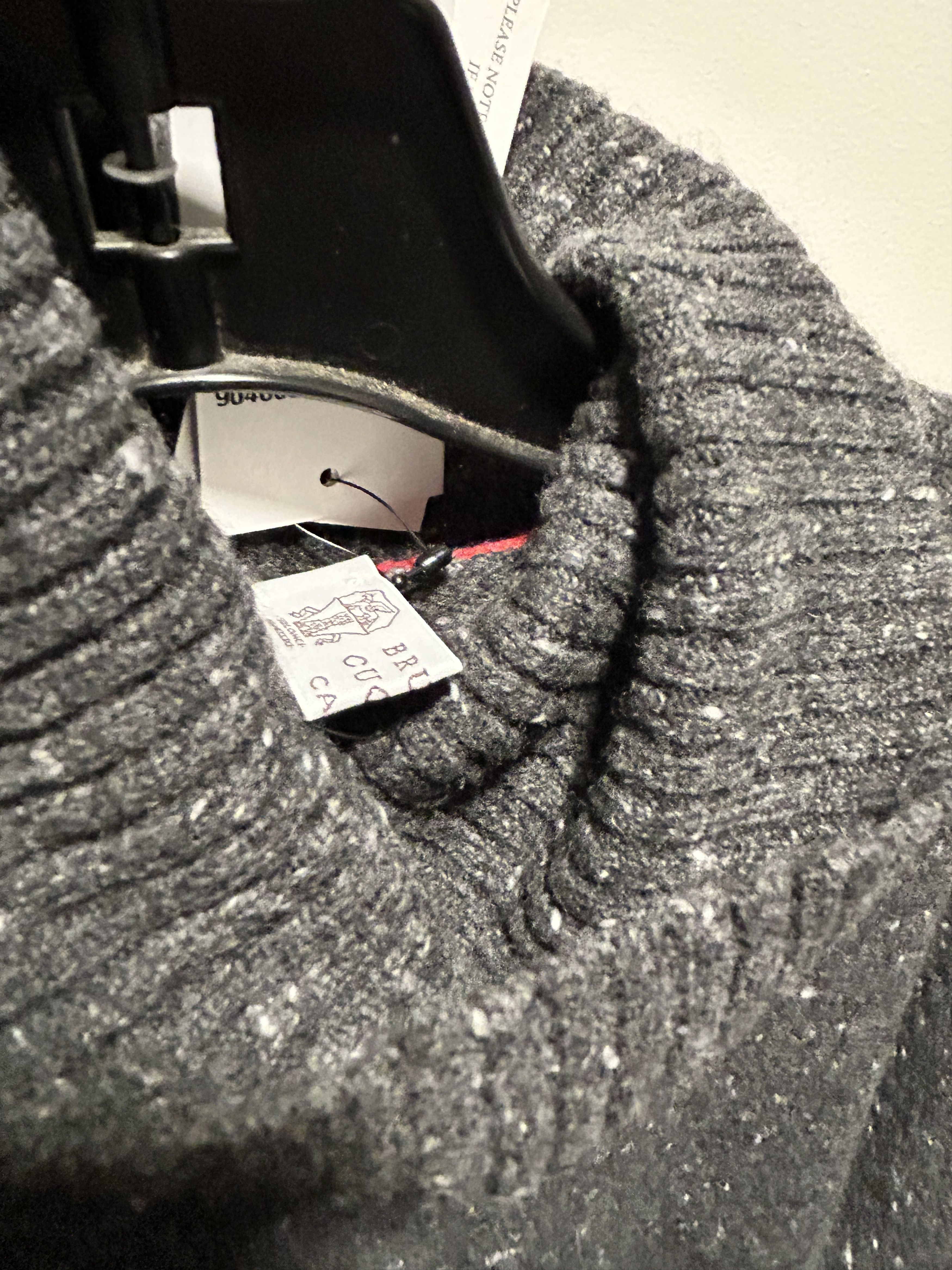 Brunello Cucinelli $4990 Mélange Speckled Virgin Wool Cashmere Rollneck Sweater Size US M / EU 48-50 / 2 - 3 Thumbnail