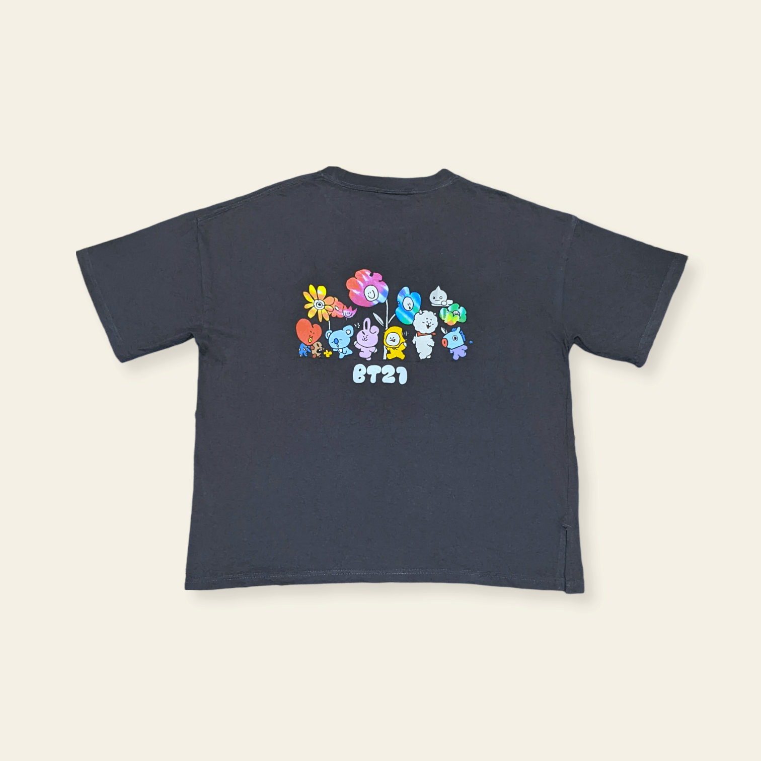 Band Tees × Vintage Korean Group BTS BT21 Embroidered Cartoon T shirt Size US M / EU 48-50 / 2 - 2 Thumbnail