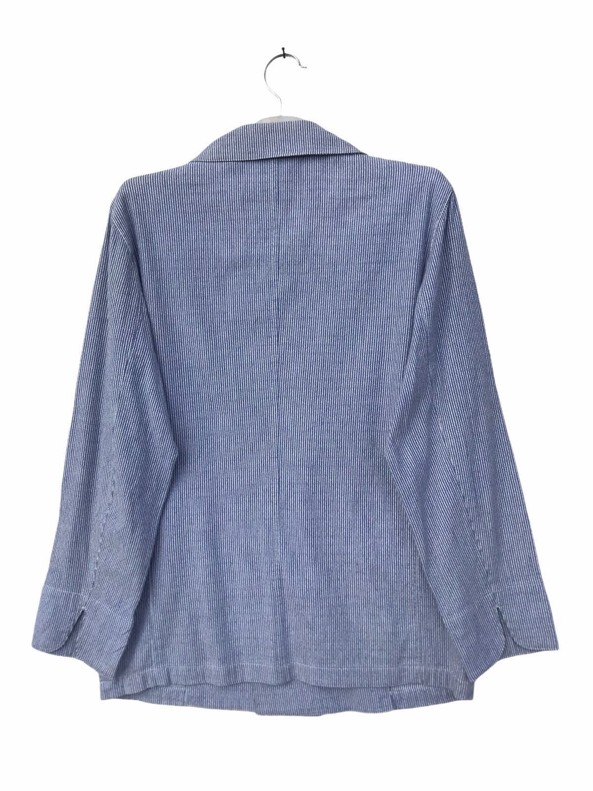 Issey Miyake Vintage Issey Miyake Tsumori Chisato Wabash Stripe Jacket Size US M / EU 48-50 / 2 - 2 Thumbnail